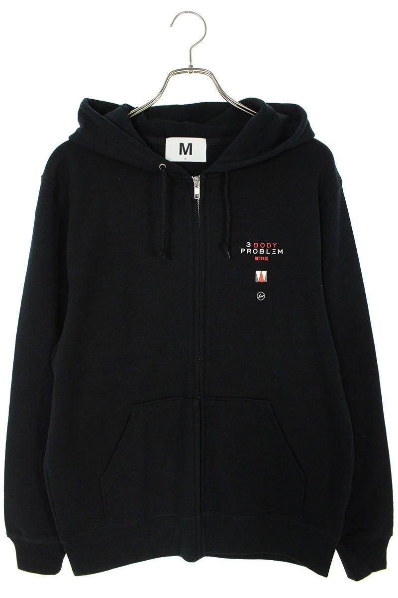 希少 NEIGHBORHOOD × fragment ジップ パーカー 黒 M Fragment Design × Neighborhood Fragment x Neighbourhood Zip Up