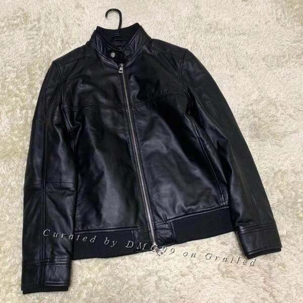 AKM AKM Black Leather Single Rider Jacket | Grailed