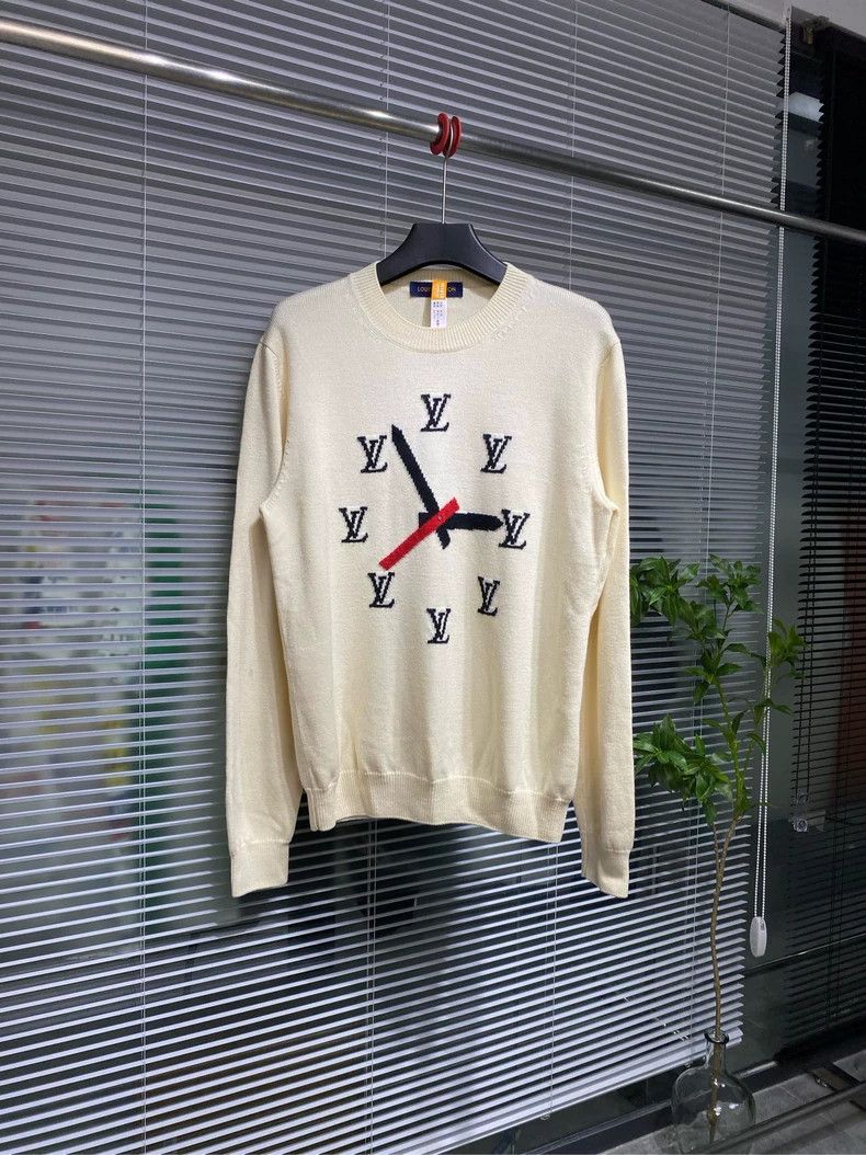 Louis Vuitton LOUIS VUITTON Clock logo sweater 2504-Nextarrow Size US XL / EU 56 / 4 - 1 Thumbnail