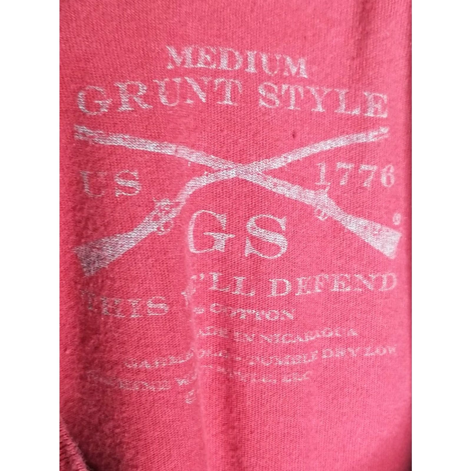 Vintage VINTAGE Grunt Style T-Shirt Womens M Flight 93 Lets Roll We Wont Go Down Without A Fight Red Cotton 100% Print Patriotic Womens Size M / US 6-8 / IT 42-44 - 5 Thumbnail