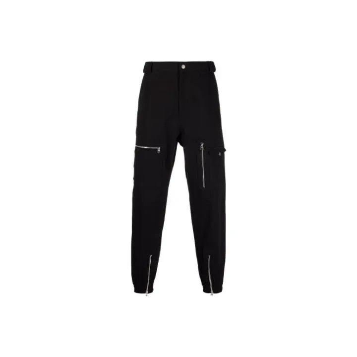 Alexander McQueen Alexander McQueen Black Casual Zip Pants 0079 Size US 44 / EU 60 - 1 Thumbnail