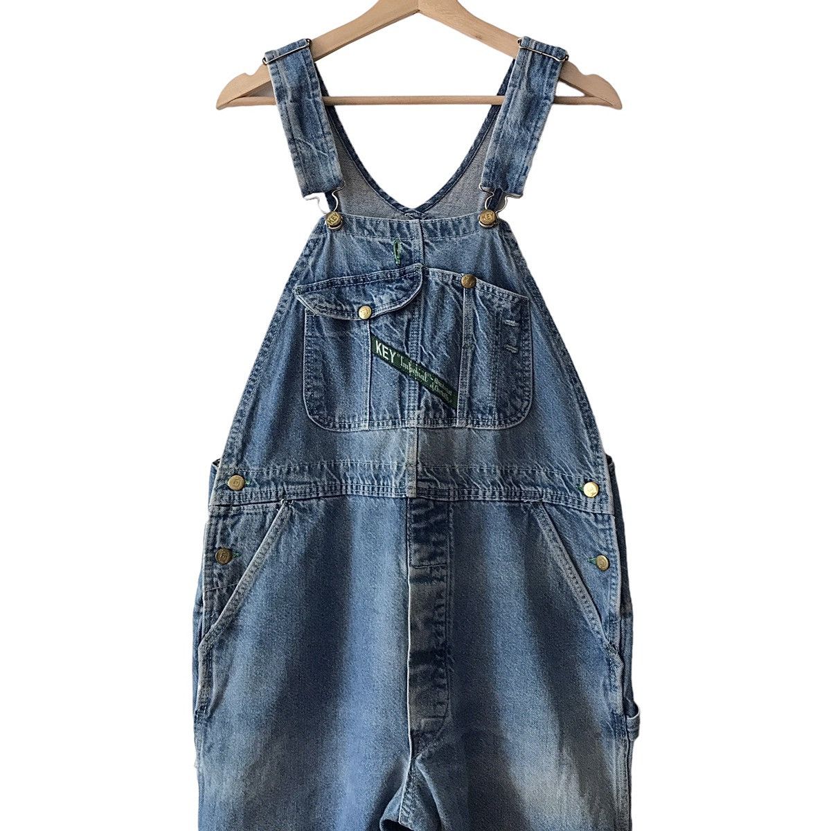 Key Imperial USA Vintage 1970s Denim Workwear Overalls