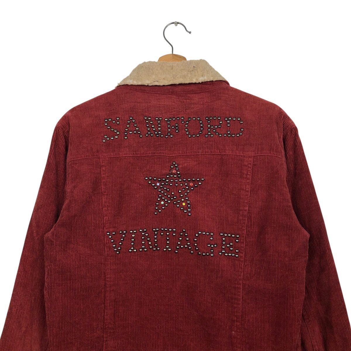 Japanese Brand × Vintage 📌Vintage Trucker Biker Jacket Sanford Big Logo Backhit Size US M / EU 48-50 / 2 - 10 Thumbnail
