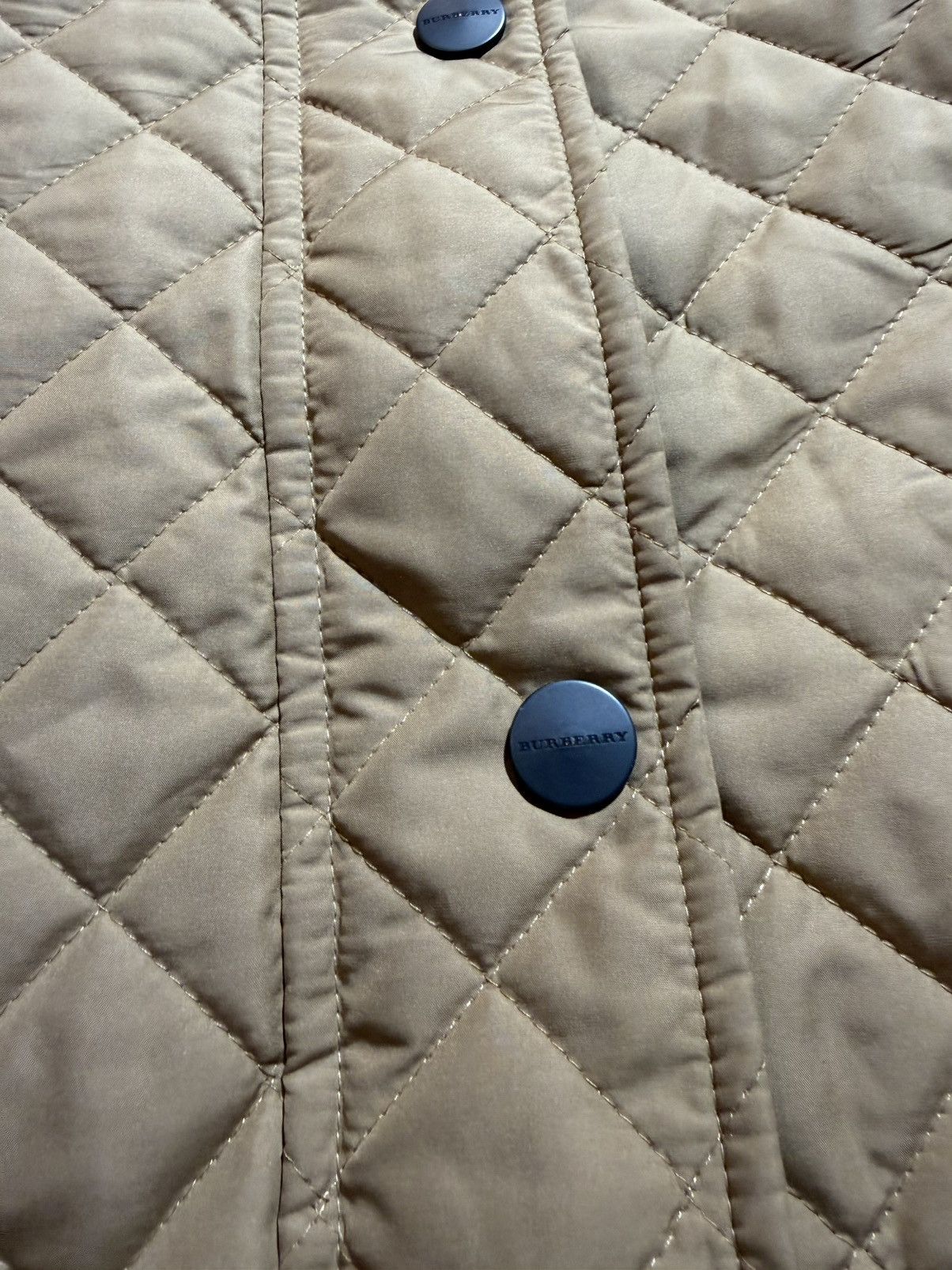 Burberry Burberry London Quilted Jacket Nova Check Lining Sand Size XXS / US 00 / IT 34 - 4 Thumbnail