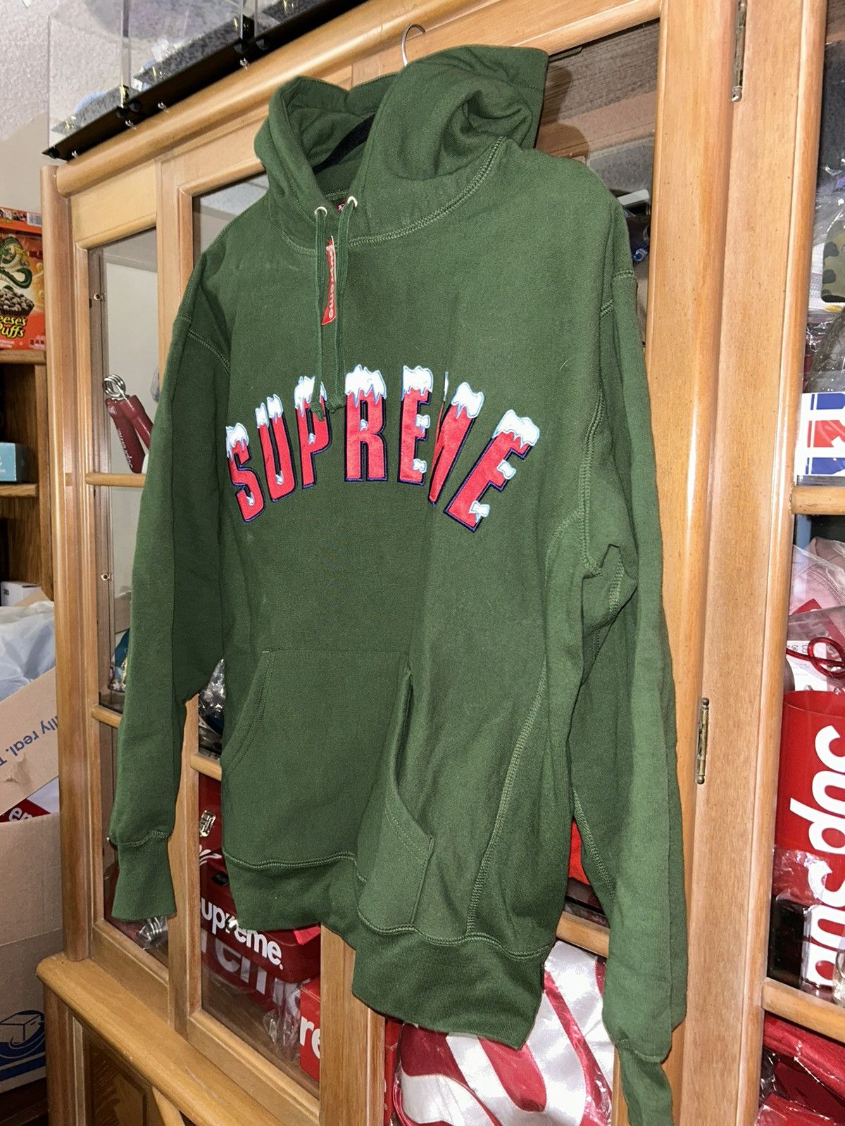 Supreme Supreme Icy Arc Hooded Sweatshirt FW20 size Medium NEW NWT Size US M / EU 48-50 / 2 - 2 Thumbnail