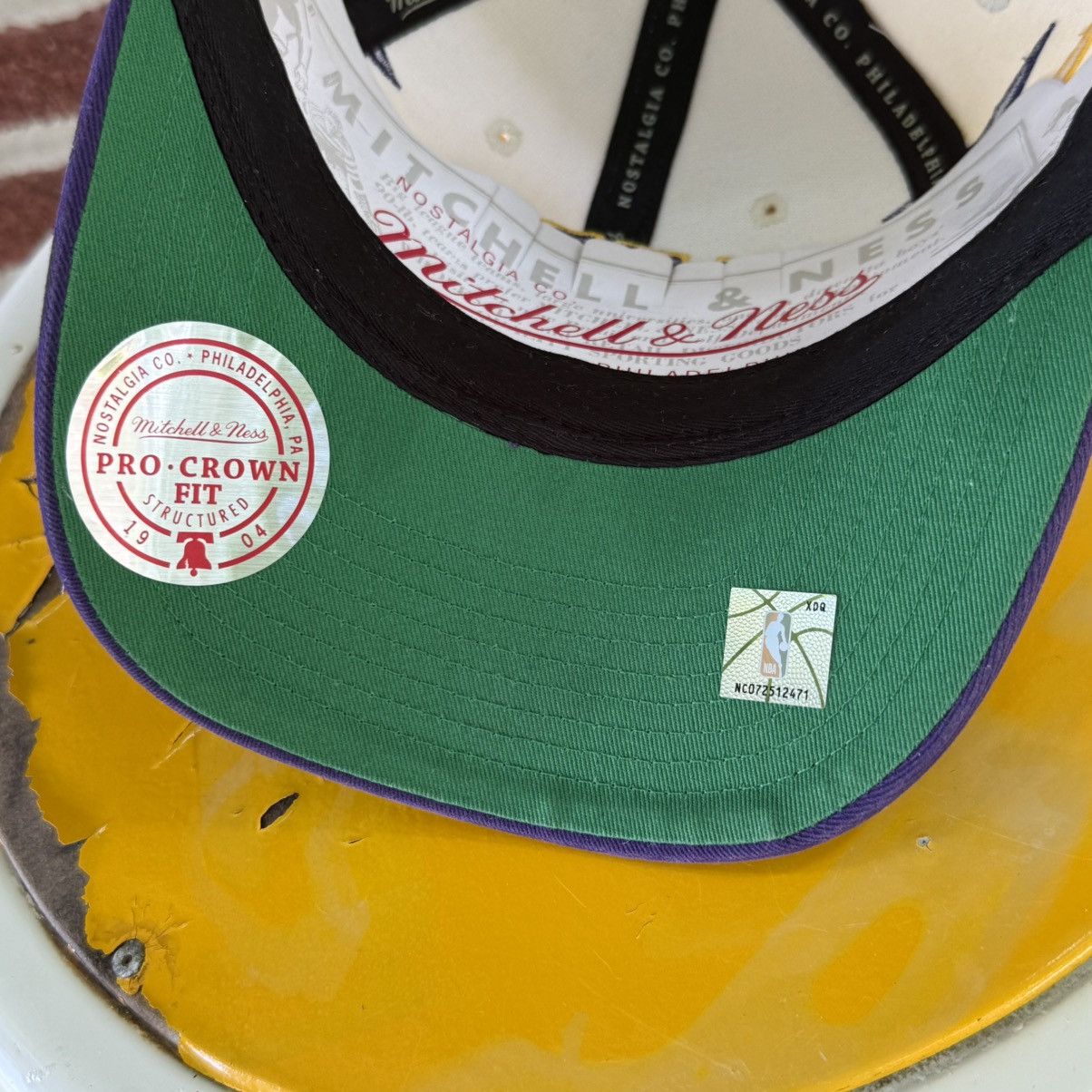 Mitchell & Ness Mitchell & Ness Los Angeles Lakers Snapback NBA Pro Crown Size ONE SIZE - 12 Thumbnail