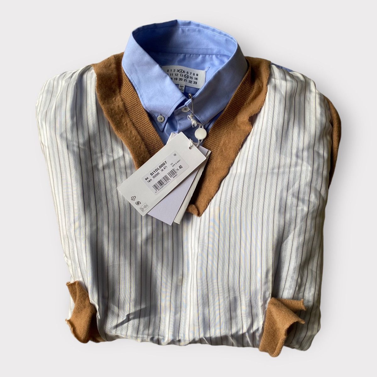 Maison Margiela NWT Fall22 Spliced Shirt Vest Size US S / EU 44-46 / 1 - 4 Thumbnail