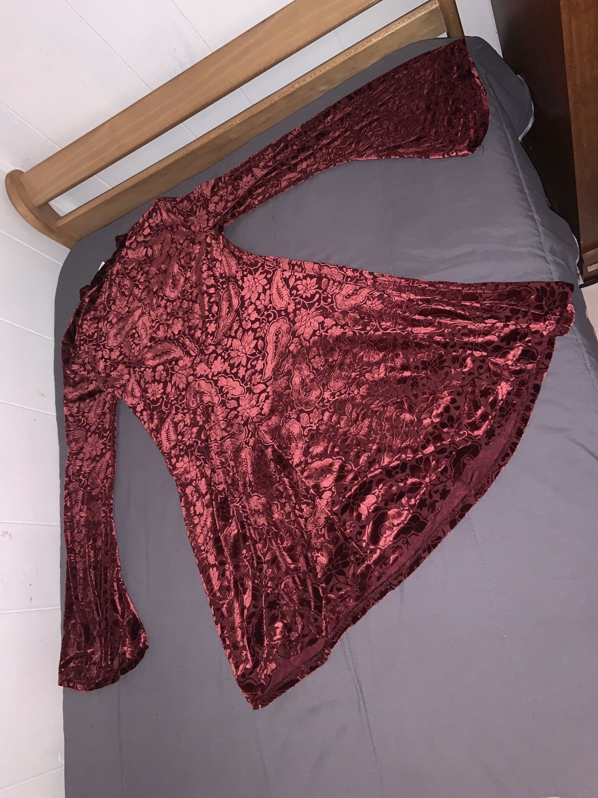 Old Navy Womens - Long Sleeve Velour Mini Dress - Size Medium Size M / US 6-8 / IT 42-44 - 4 Thumbnail