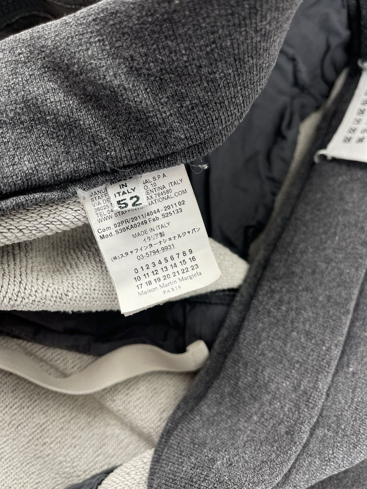 Maison Margiela Maison Martin Margiela Grey Cotton Pants Size M Size US 33 - 9 Thumbnail