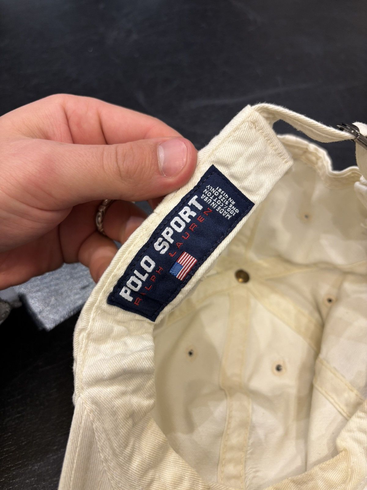 Polo Ralph Lauren Polo Ralph Lauren Sportsman Hat - White Size ONE SIZE - 6 Thumbnail