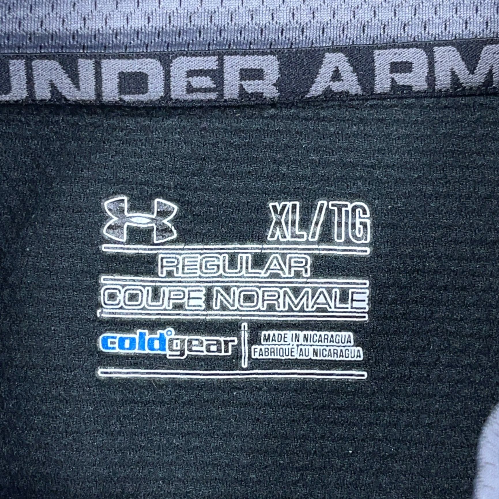 Under Armour Under Armour Sweater Men XL Black Gray Pullover 1/4 Zip Mock Neck Knit Lightweight Sportswear Casual Size US XL / EU 56 / 4 - 5 Thumbnail