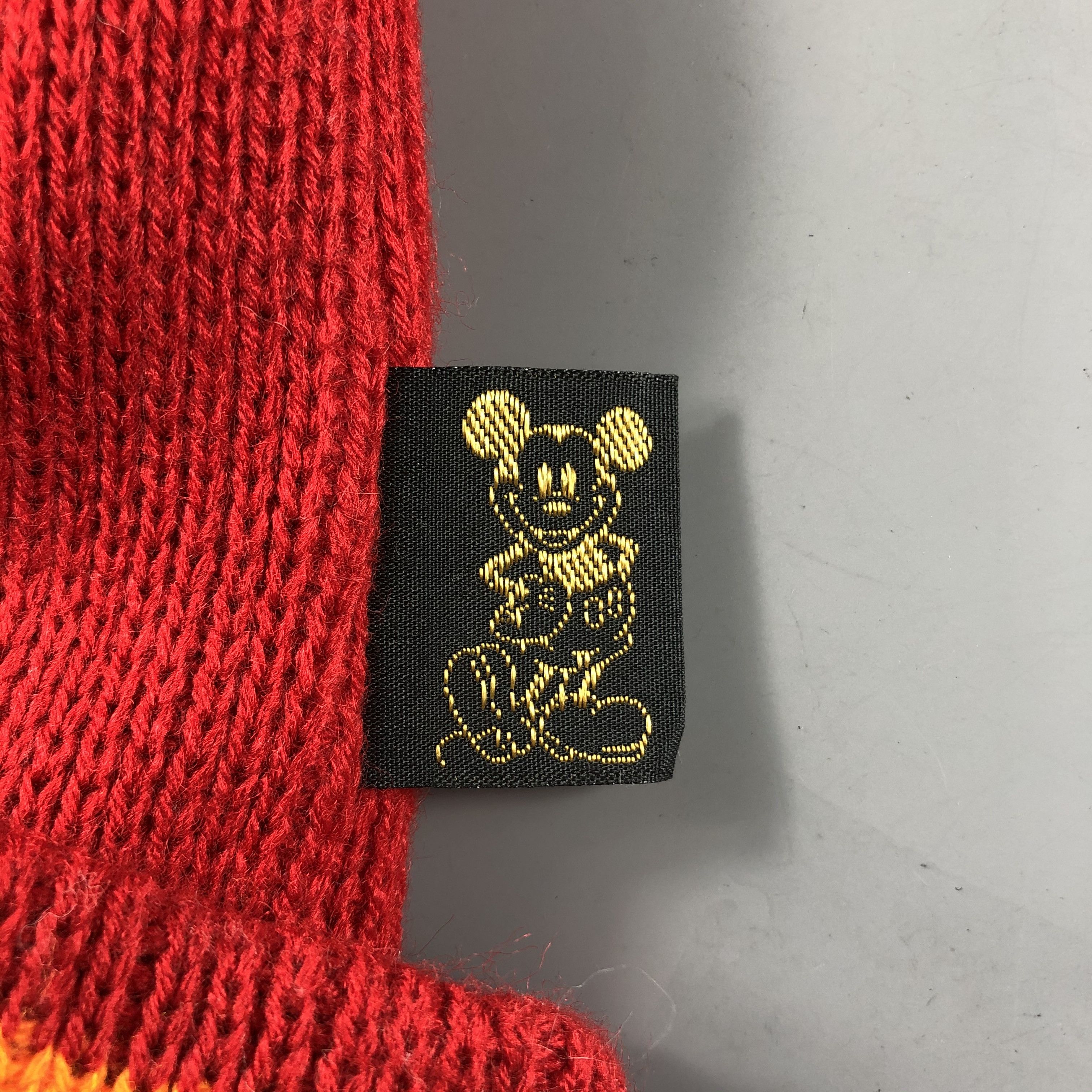 Mickey Mouse × Vintage Mickey Mouse Bobble Beanie Snow Hat Snow Cap -D263 Size ONE SIZE - 5 Thumbnail