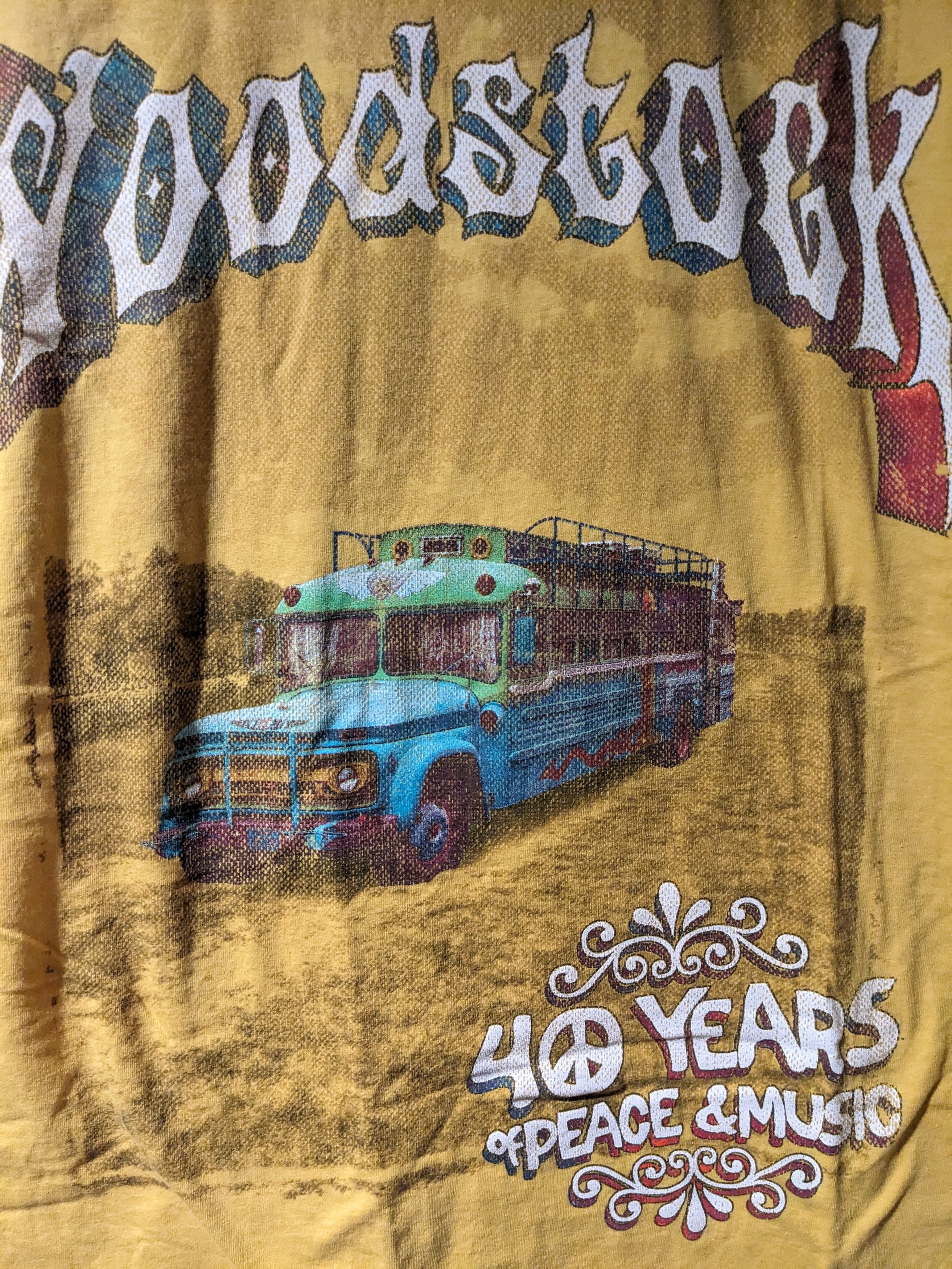 Band Tees × Vintage Vintage 2009 WoodStock 40 Years of Peace & Music T-Shirt Size US L / EU 52-54 / 3 - 2 Thumbnail