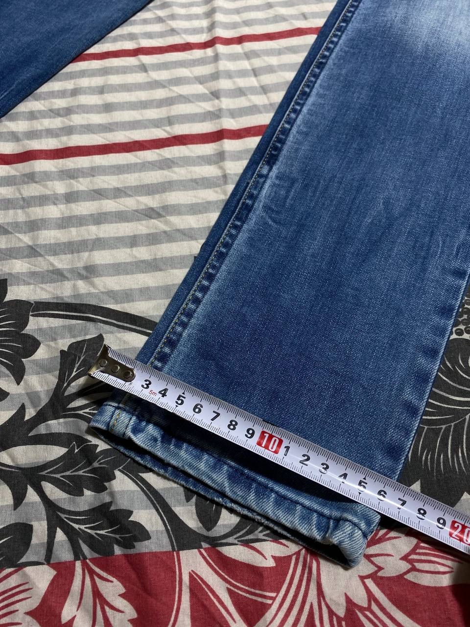 Japanese Brand Crazy Crash Dirty Baggy Faded Jean Japan Avant Garde Style Size US 30 / EU 46 - 9 Thumbnail