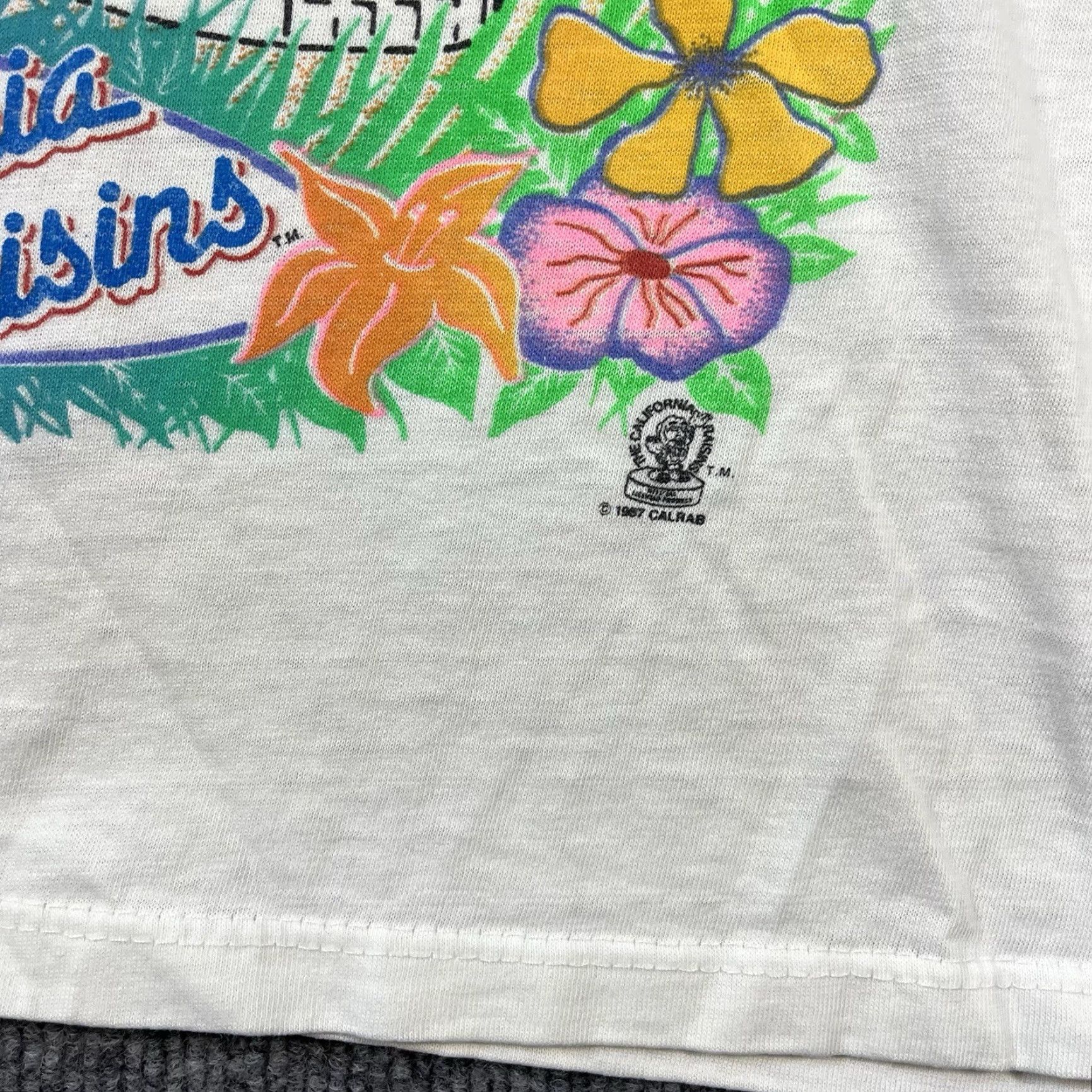 Changes VINTAGE California Raisins VTG 1987 T-Shirt Small White Cartoon 80s 90s Men Shirt Short Sleeve Size US S / EU 44-46 / 1 - 4 Thumbnail