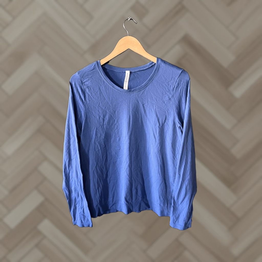 Athleta Athleta Sweatshirt Shirt Womens XL Athletic Lightweight Blue Long Sleeve Pullover Size XL Size XL / US 12-14 / IT 48-50 - 1 Thumbnail
