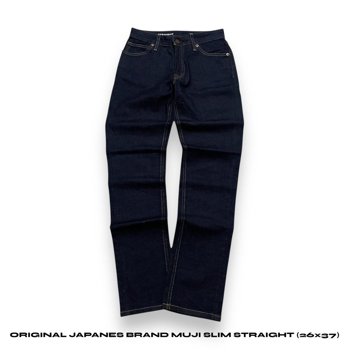 Uniqlo ORIGINAL JAPANES BRAND MUJI SLIM STRAIGHT (26×37) Size US 26 / EU 42 - 1 Thumbnail