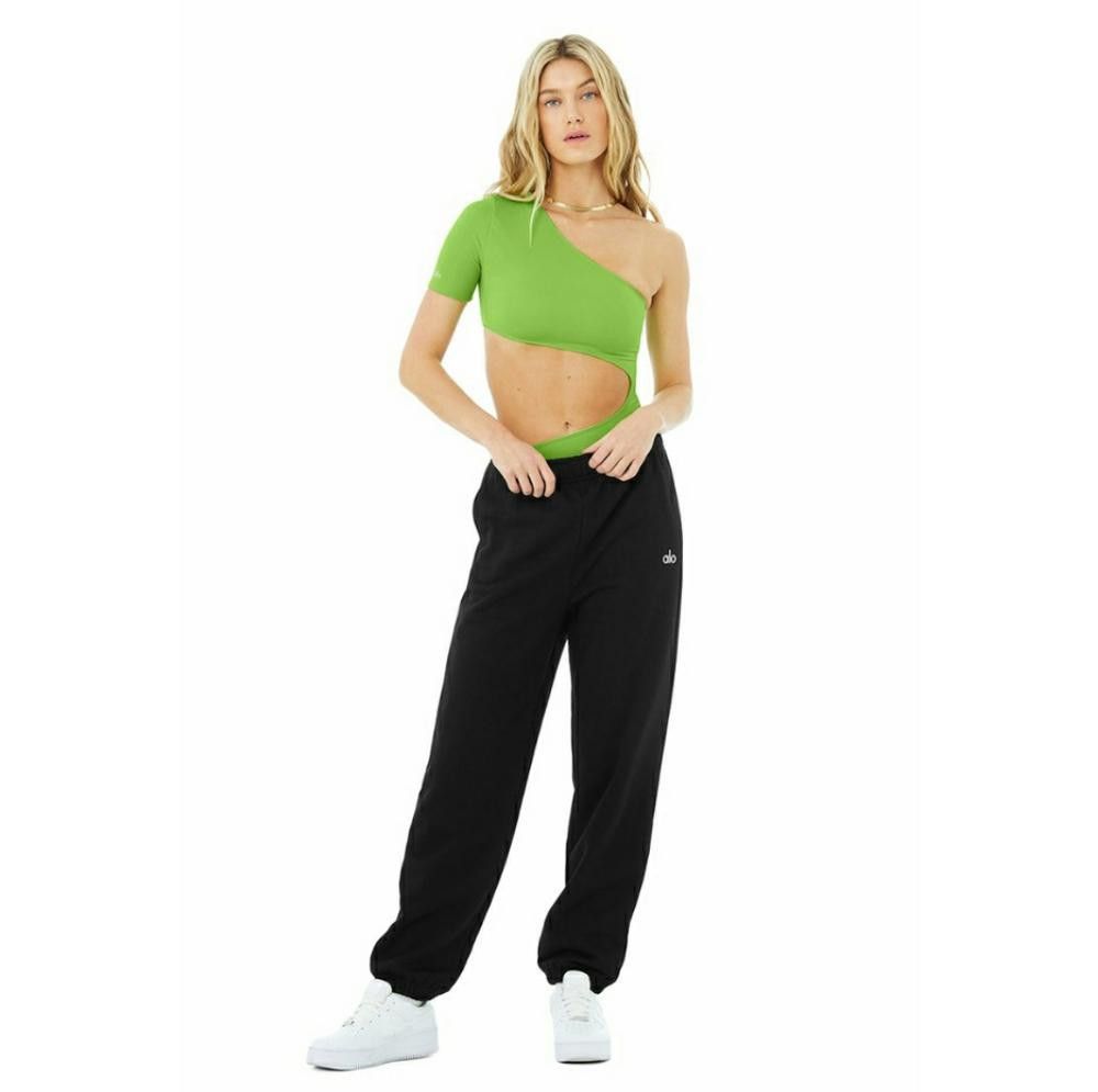 Designer Green Apple ALO Yoga Body Wave Monokini Size ONE SIZE - 5 Thumbnail
