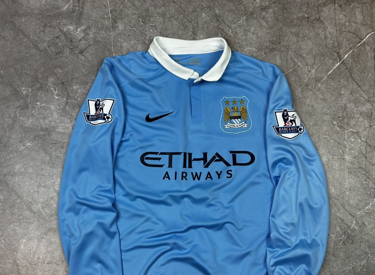 Nike Nike Manchester City De Bruyne 2017/18 home Long Sleeve Size US M / EU 48-50 / 2 - 4 Thumbnail