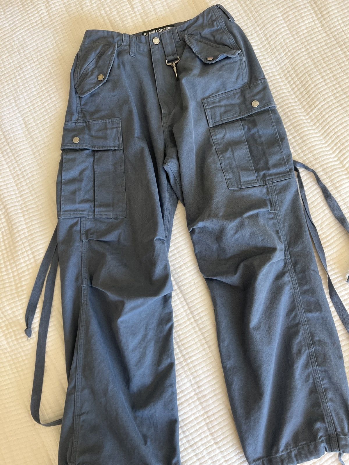 Reese Cooper Reese Cooper RipStop Wide Leg Cargo Pants Size 26" / US 2 / IT 38 - 1 Thumbnail