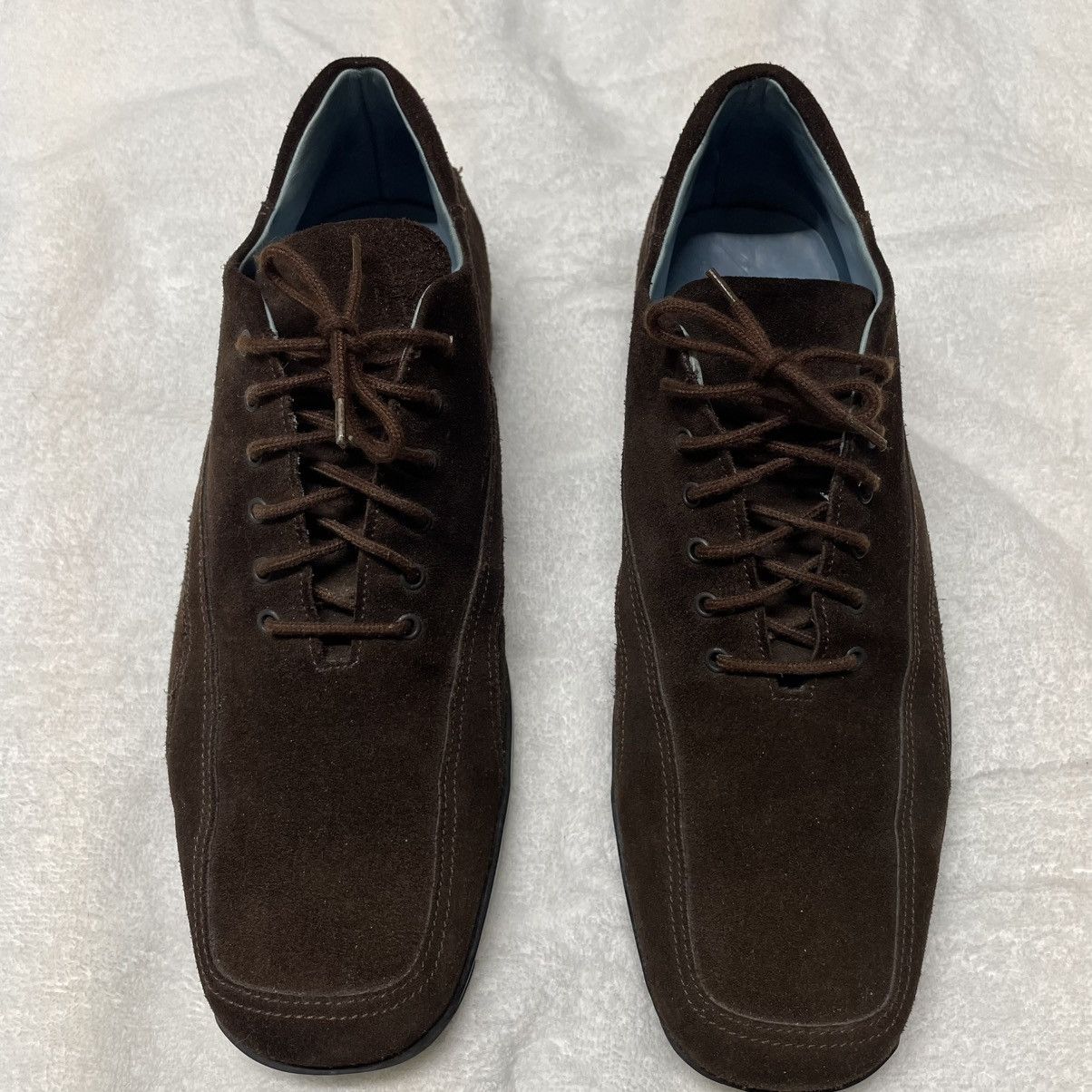 Ermenegildo Zegna ZEGNA SPORT Brown Suede Oxford Shoes Size US 9 / EU 42 - 4 Thumbnail