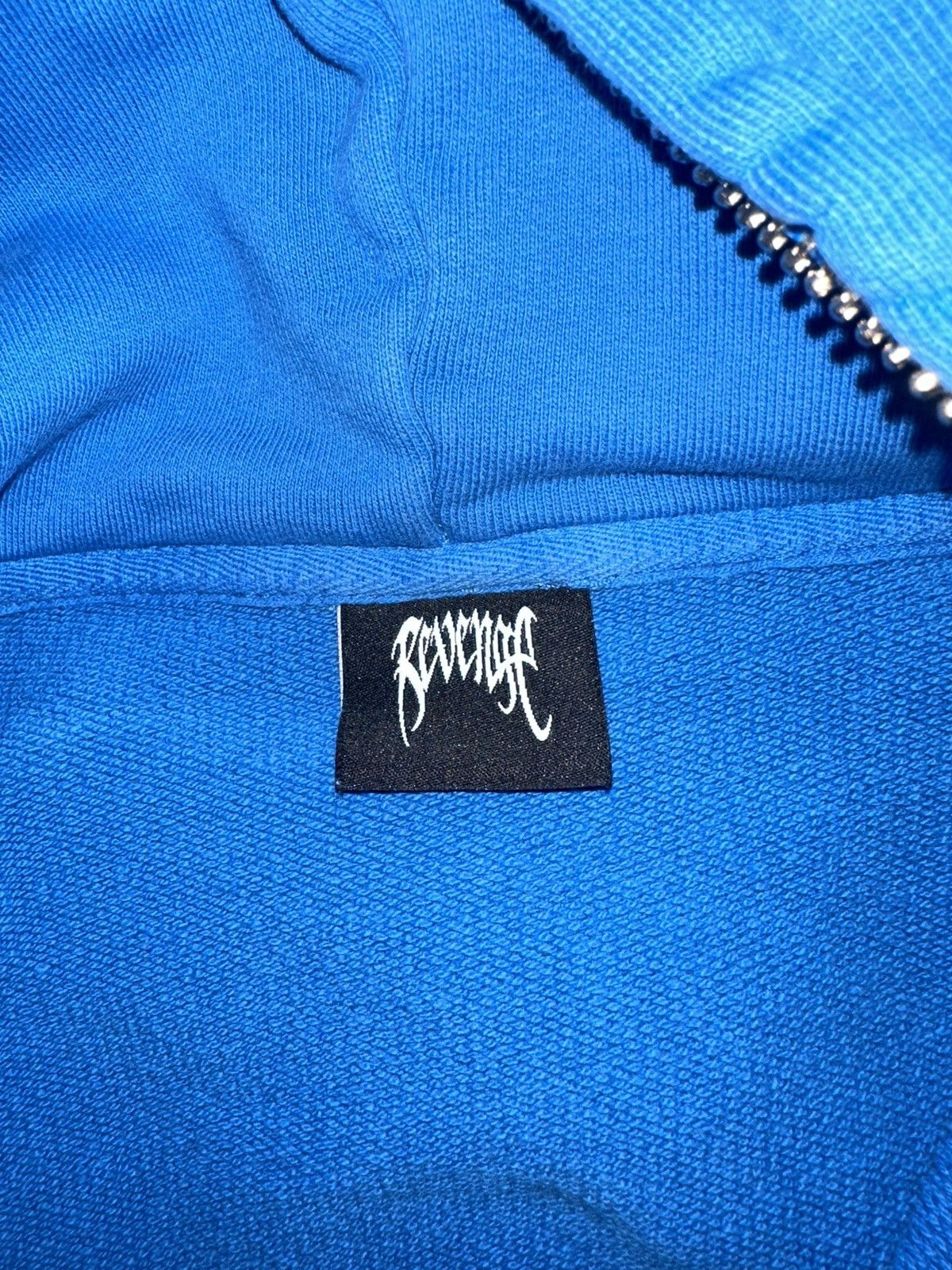 Revenge Revenge Cerulean Blue Embroidered Full Zip Up Size US S / EU 44-46 / 1 - 9 Thumbnail