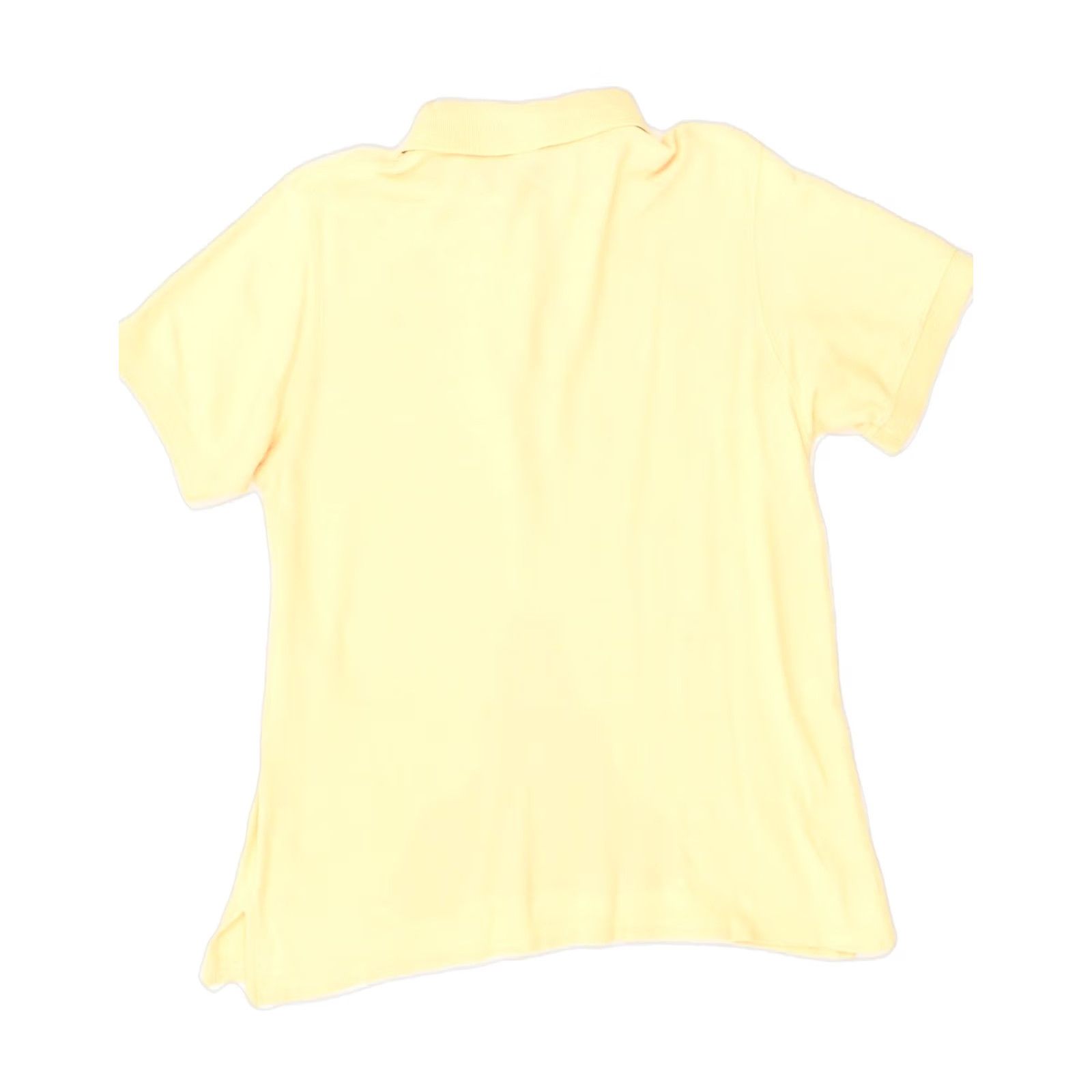 Vintage L.L.BEAN Womens Regular Polo Shirt Beige Cotton Medium UK 12 Size M / US 6-8 / IT 42-44 - 2 Thumbnail