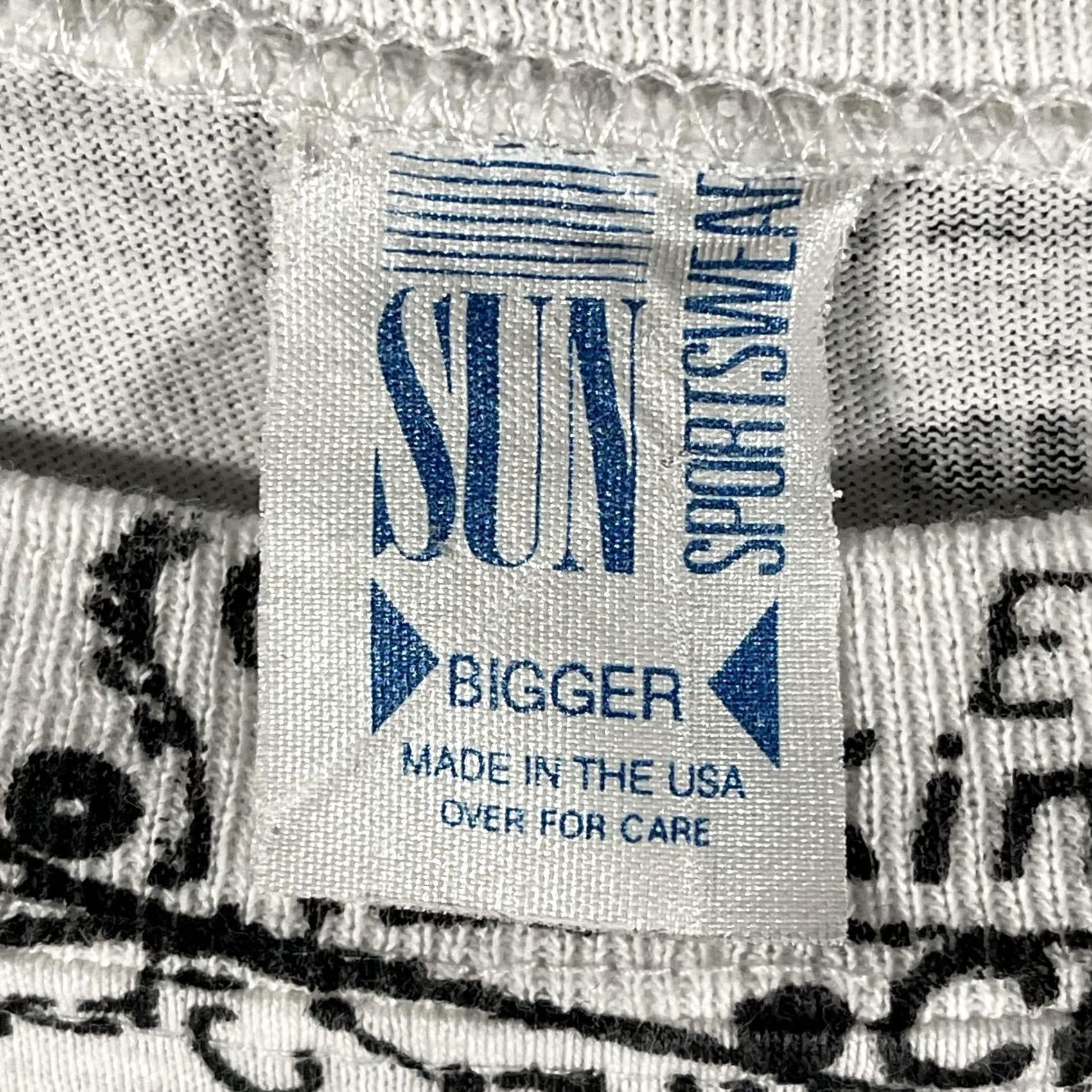 Sunray Sportswear VINTAGE Sun Sportswear Shirt Mens 2XL White Illinois Map All Over Print USA 90s Size US XXL / EU 58 / 5 - 4 Thumbnail