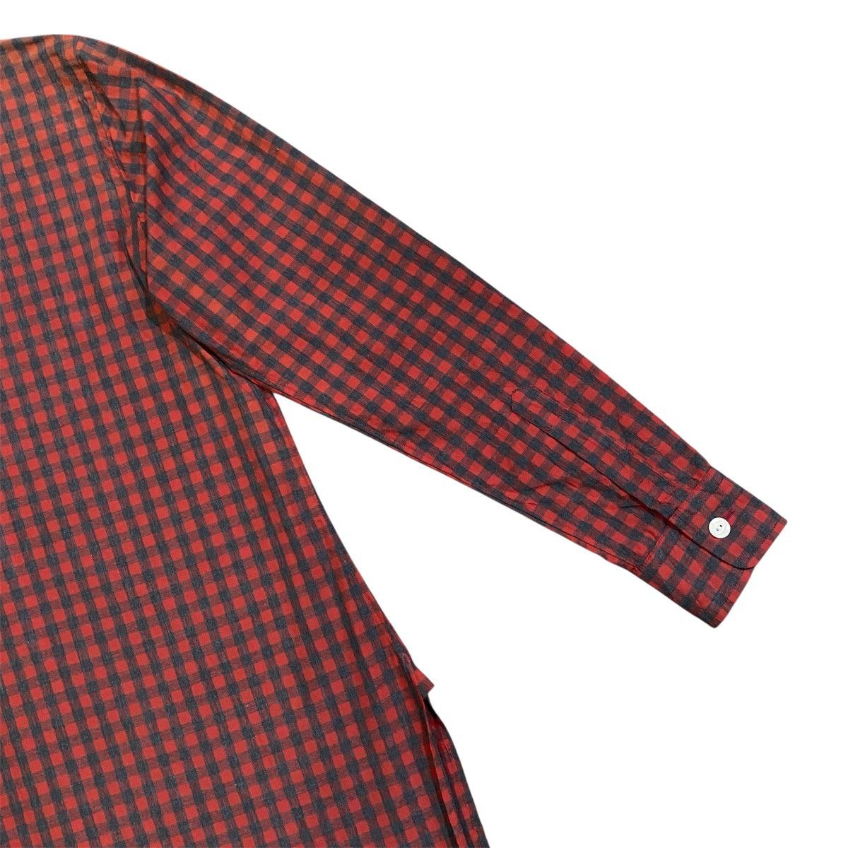 Needles ‼️LAST DROP‼️Needles Longline Gingham Cardigan Collarless Red Size US S / EU 44-46 / 1 - 10 Thumbnail