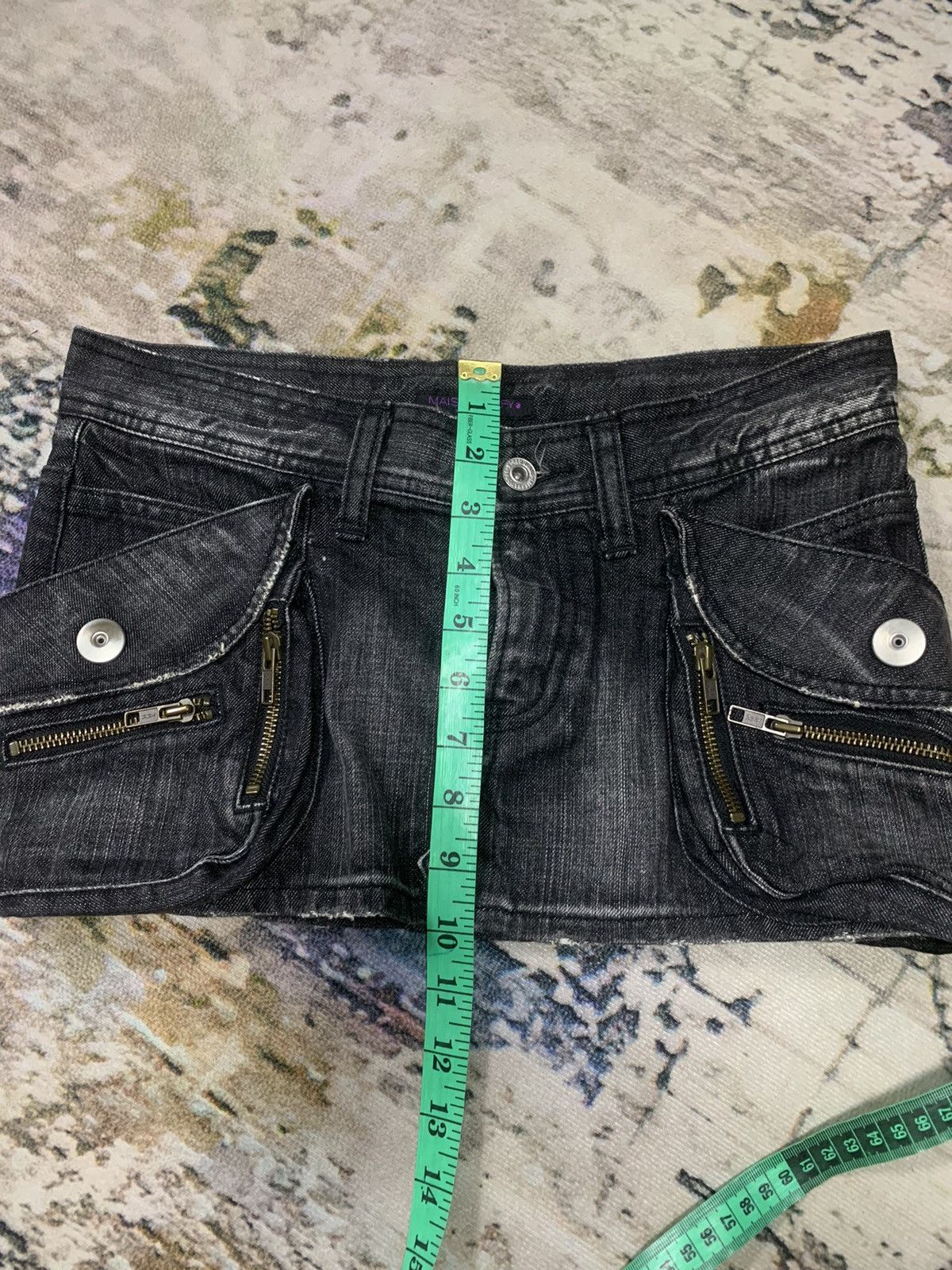 Japanese Brand Maison Gilfy distressed Skirt Size 30" / US 8 / IT 44 - 13 Thumbnail