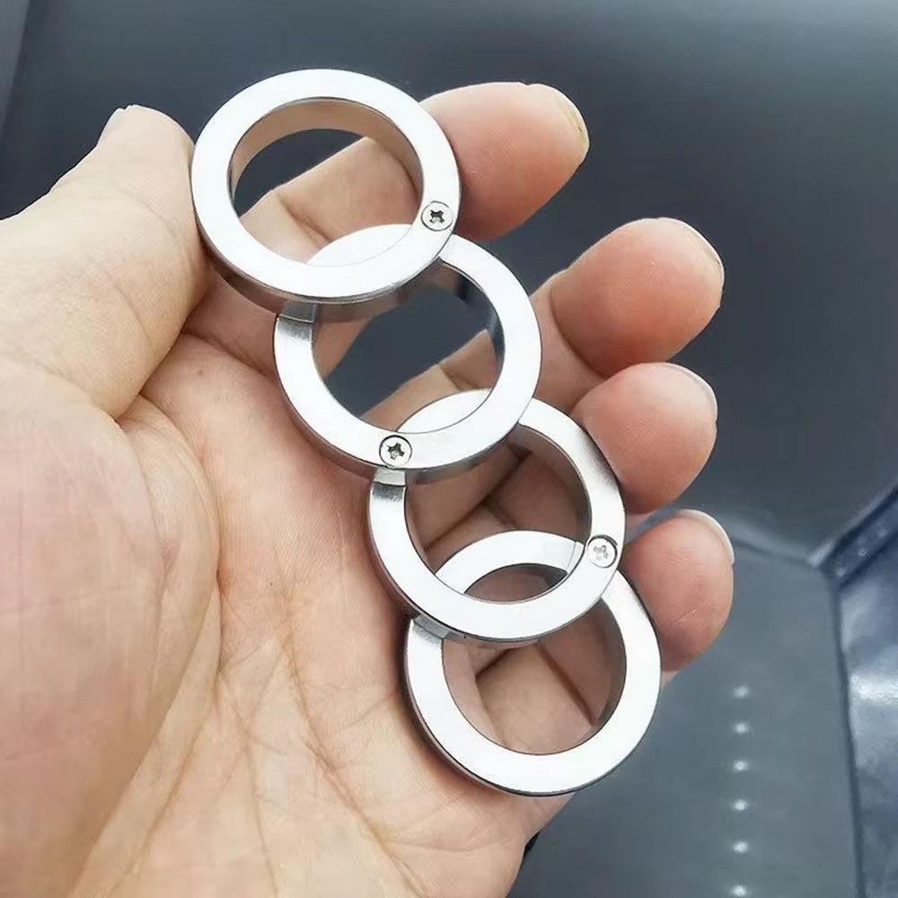 Vintage 23mm Rotatable Folding Ring Size ONE SIZE - 2 Thumbnail