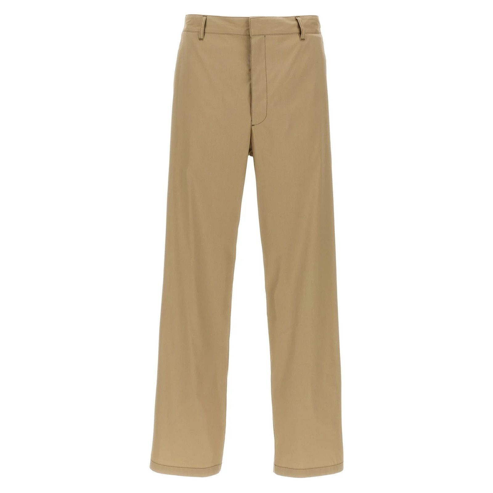 Prada PRADA Beige Poplin Pants New & Authentic (Men's size:US 34;) Size US 34 / EU 50 - 1 Thumbnail