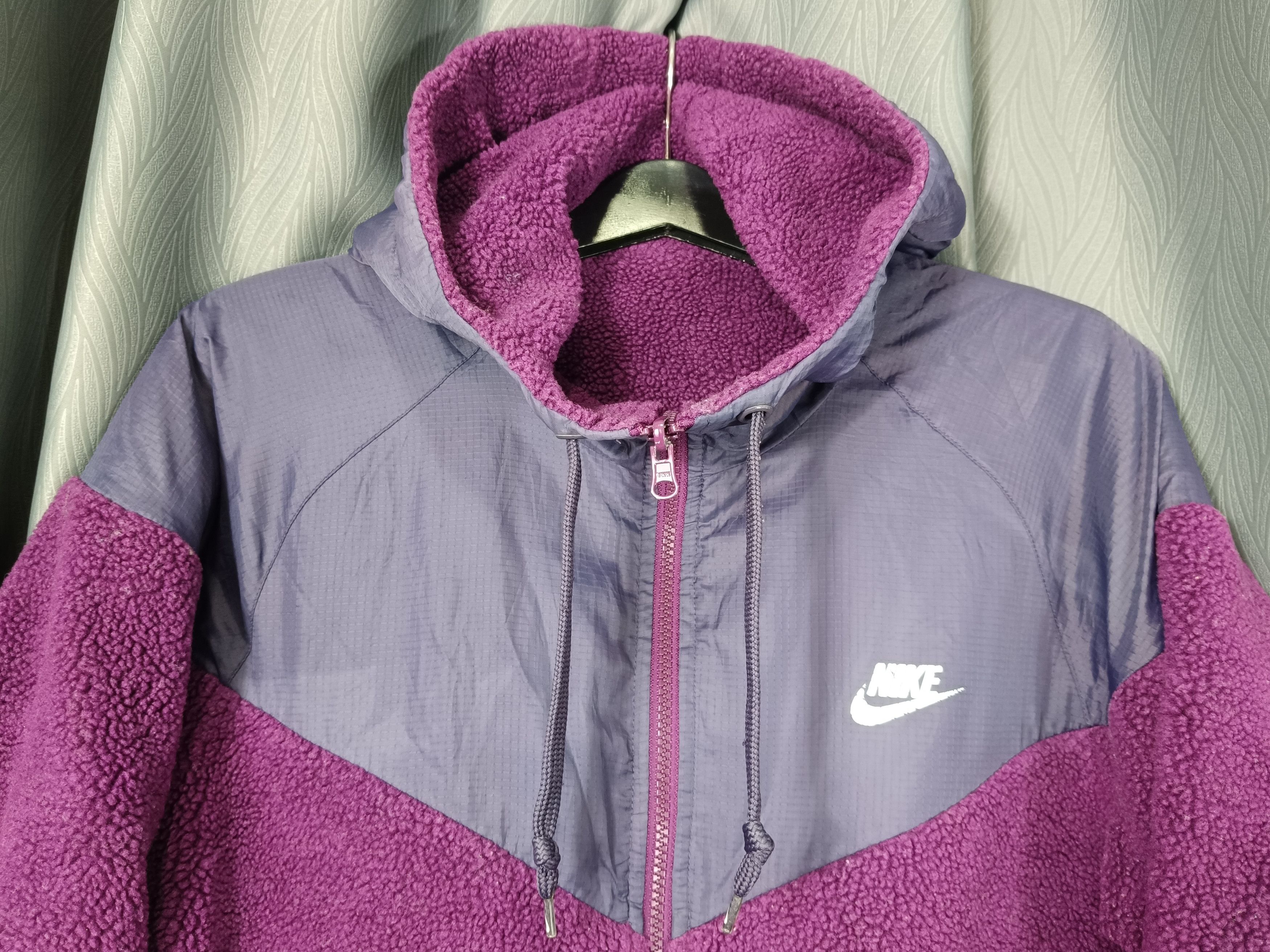 Nike Nike Sportswear Reversible Fleece Hoodie Vintage Y2k Size US L / EU 52-54 / 3 - 8 Thumbnail