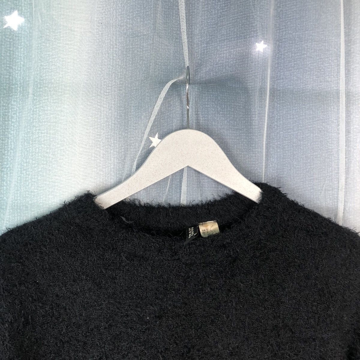 Divided × H&M × Homespun Knitwear Vintage Divided Mohair Knitwear H&M Black #914 Size S / US 4 / IT 40 - 4 Thumbnail