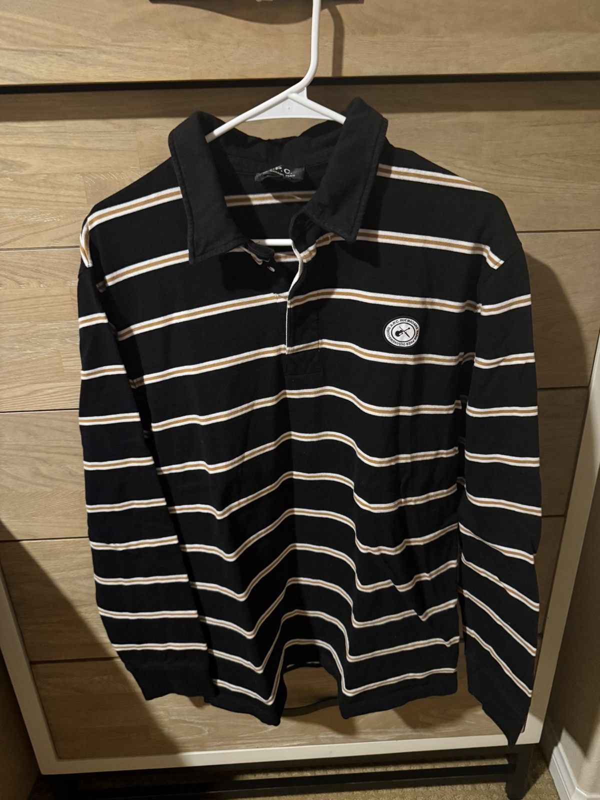 APC Striped polo