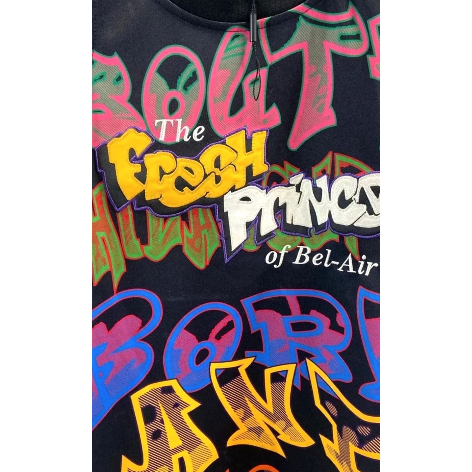 Prince Mens Headgear Classics Fresh Prince of Bel Air Jersey #14 Will Smith Multicolor Large L Basketball Casual Shirts Womens mens? Size US L / EU 52-54 / 3 - 3 Thumbnail