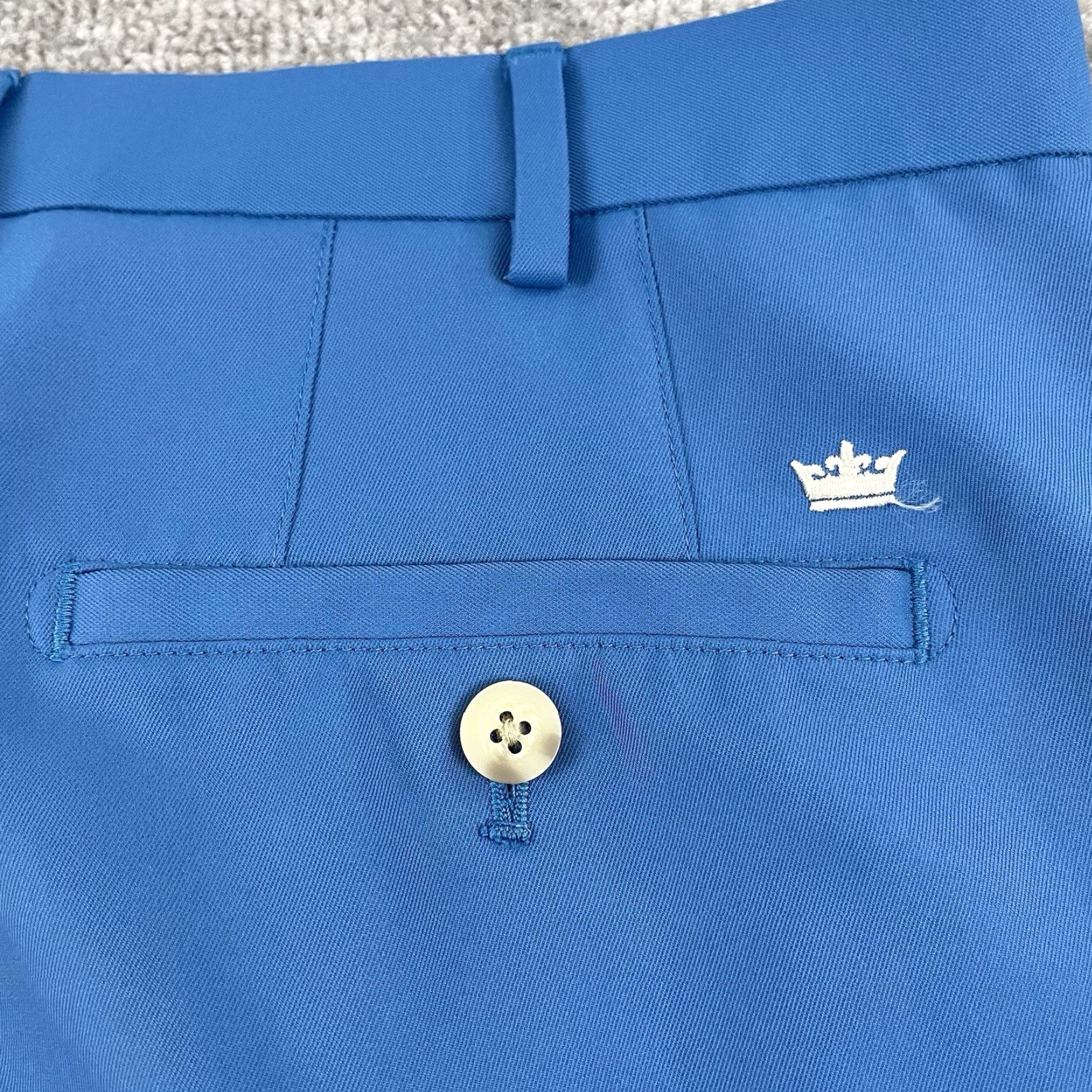 Peter Millar PETER MILLAR Shorts Mens 38 x 9" Blue Crown Sport Performance Golf Preppy Casual Size US 38 / EU 54 - 4 Thumbnail