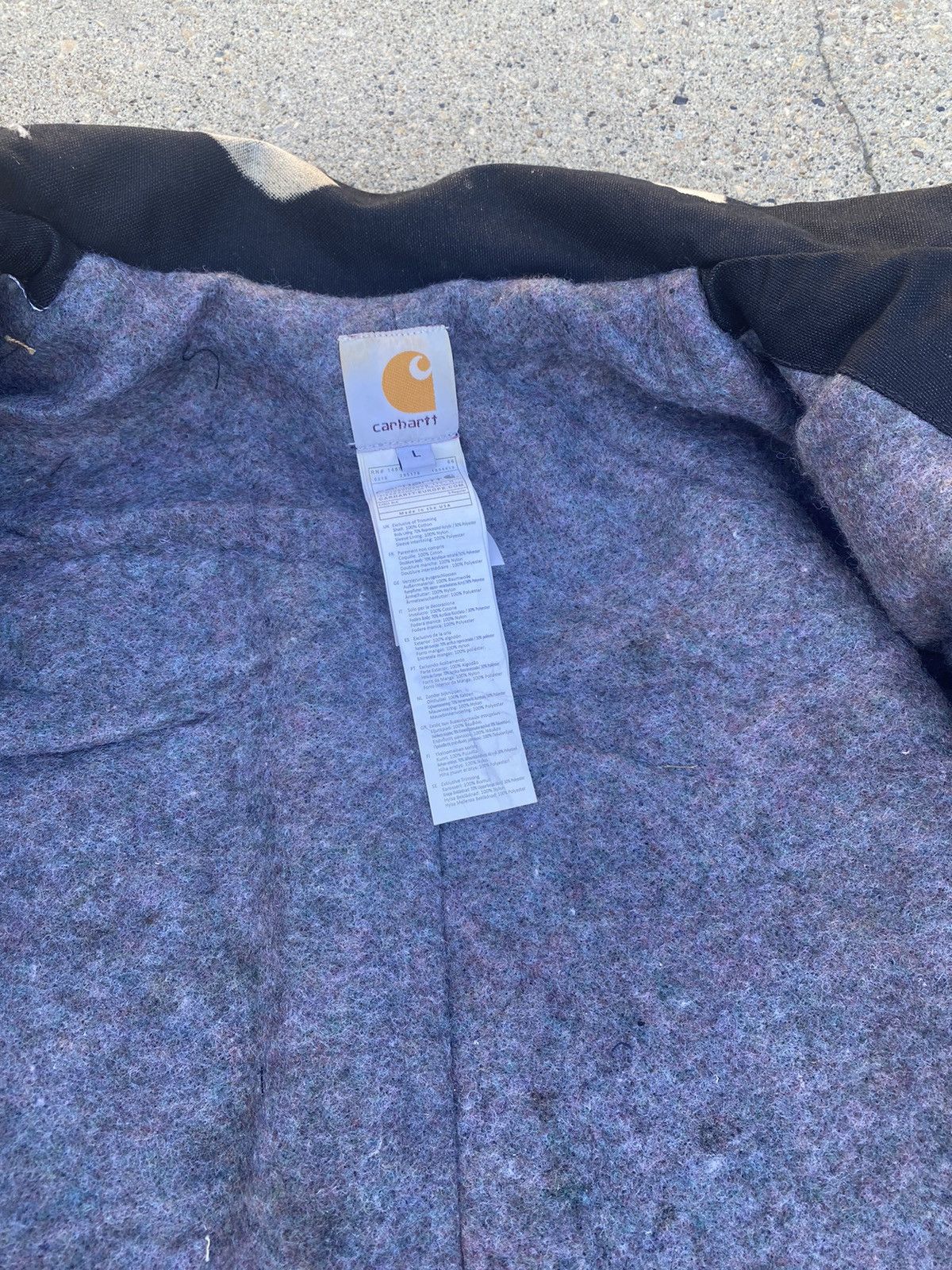 Carhartt × Vintage Faded blanket lined carhartt jacket Size US L / EU 52-54 / 3 - 9 Thumbnail
