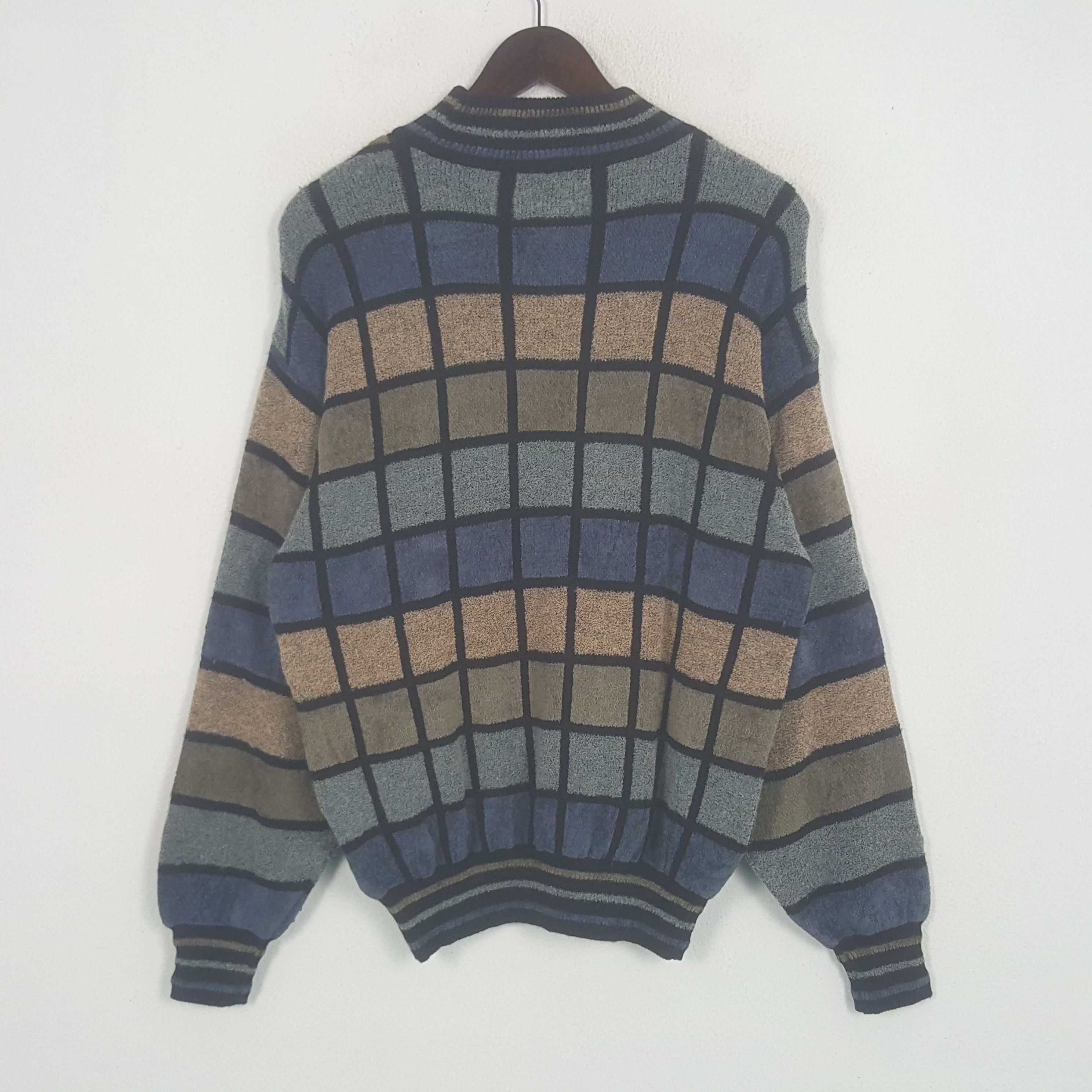 Japanese Brand Vintage RAIKA Winter Knitted Sweatshirt Size US M / EU 48-50 / 2 - 2 Thumbnail