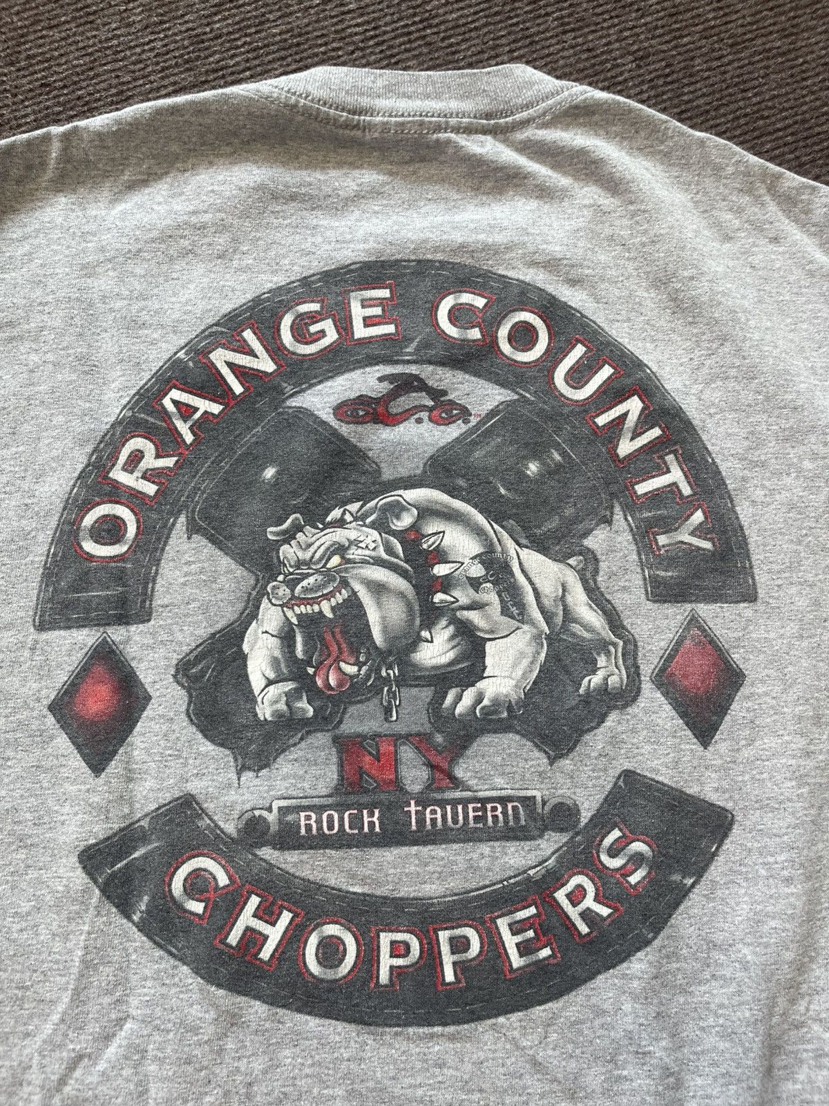 Vintage 2x Vintage Orange County Choppers OCC Long Sleeve Tees L/XL Size US XL / EU 56 / 4 - 17 Thumbnail