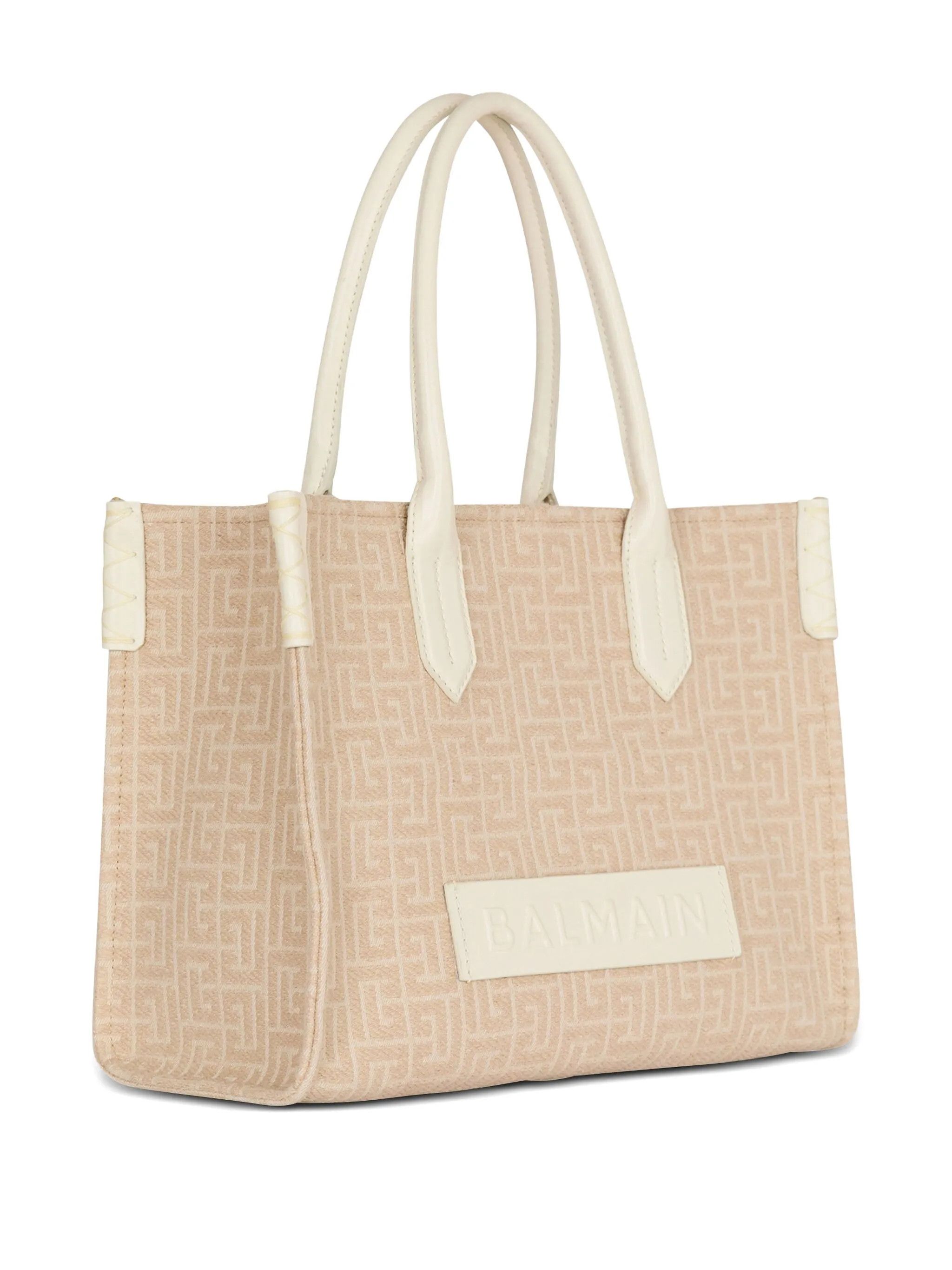 Balmain os11x0226 Size: OS / B-Army 36 Tote Bag in Beige Size ONE SIZE - 3 Thumbnail