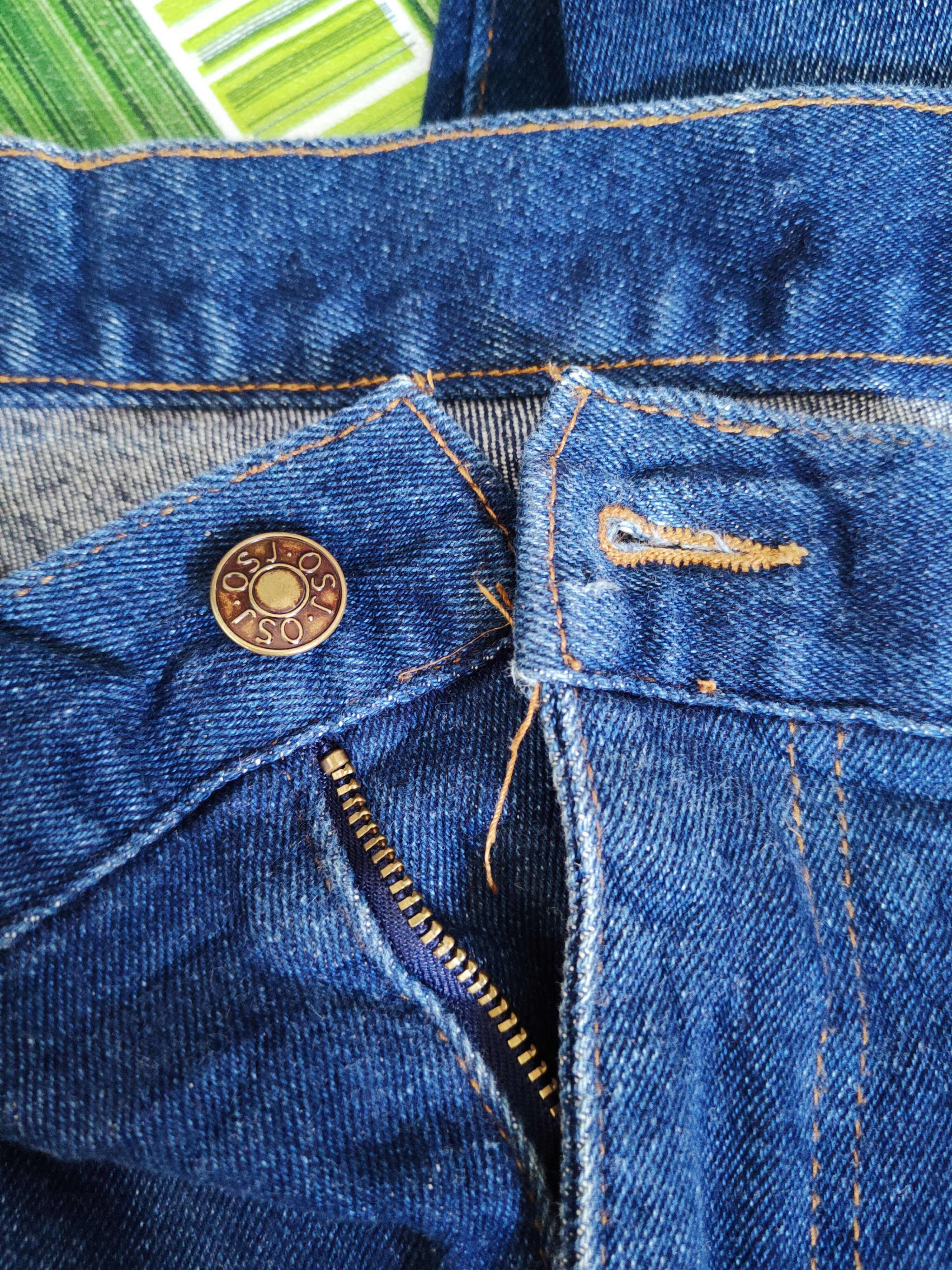 Japanese Brand *Waist 47*OSJ Blue Distressed Ripped Jeans #S2650 Size US 44 / EU 60 - 16 Thumbnail