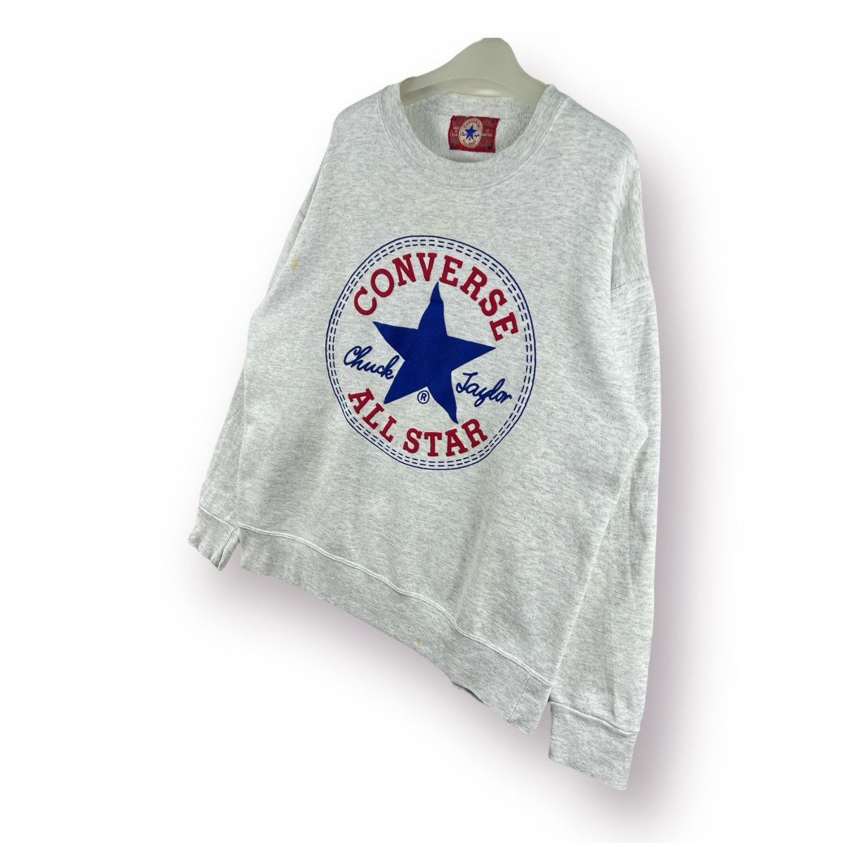 Converse Made In Usa Vintage VINTAGE 90 s CONVERSE CHUCK TAYLOR MADE IN USA SWEATSHIRT Grailed