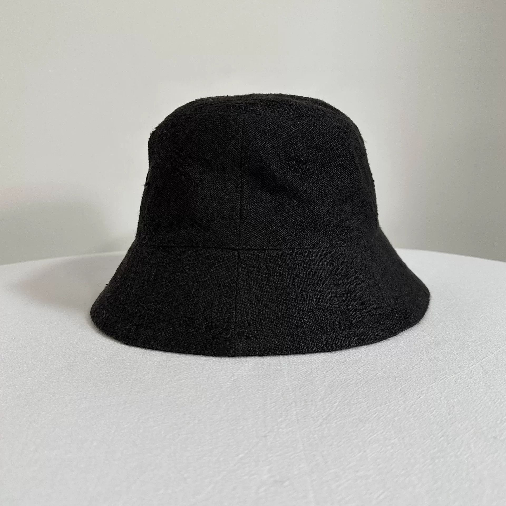 Ziggy Chen ziggy chen black linen fisherman hat Size ONE SIZE - 1 Thumbnail