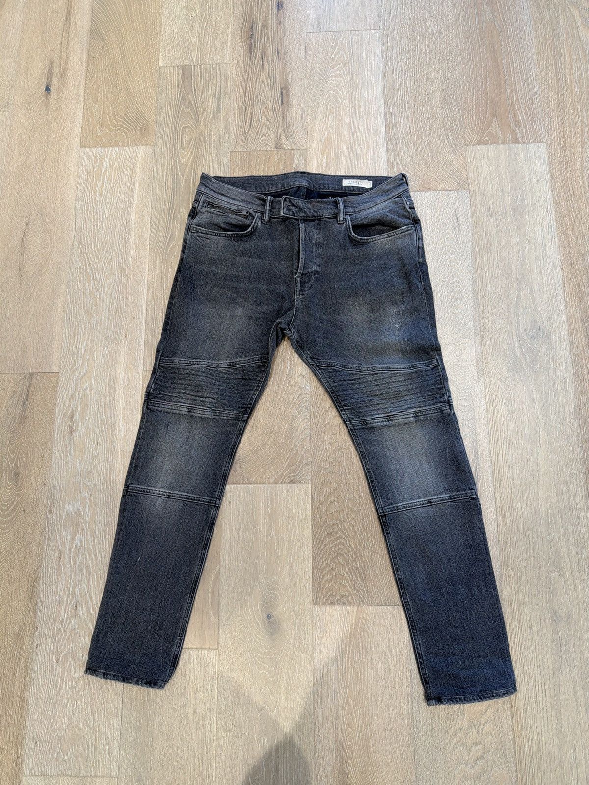 Allsaints AllSaints Biker jeans Size US 34 / EU 50 - 1 Thumbnail