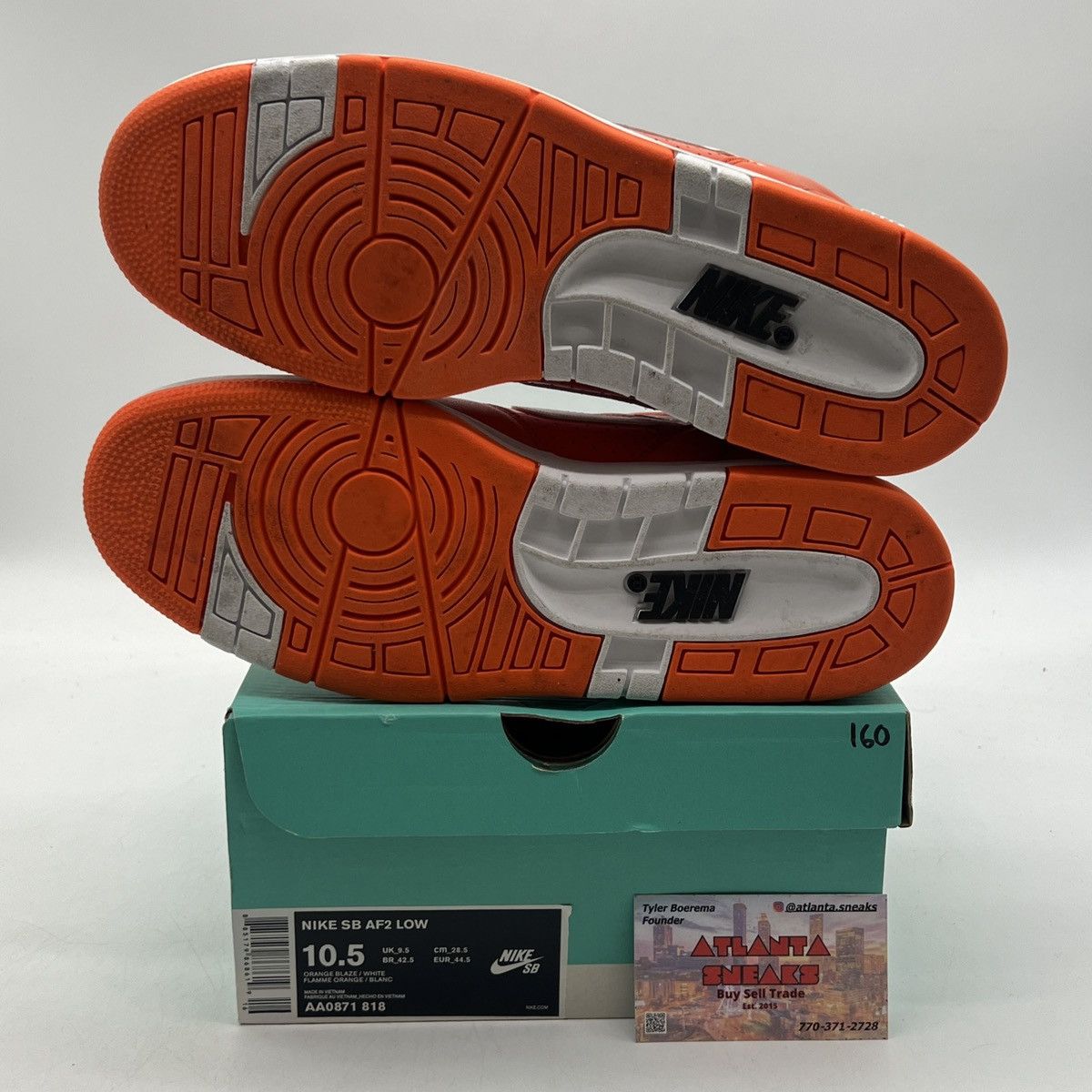 Nike Wmns x air force 2 orange Size US 10.5 / EU 43-44 - 8 Thumbnail