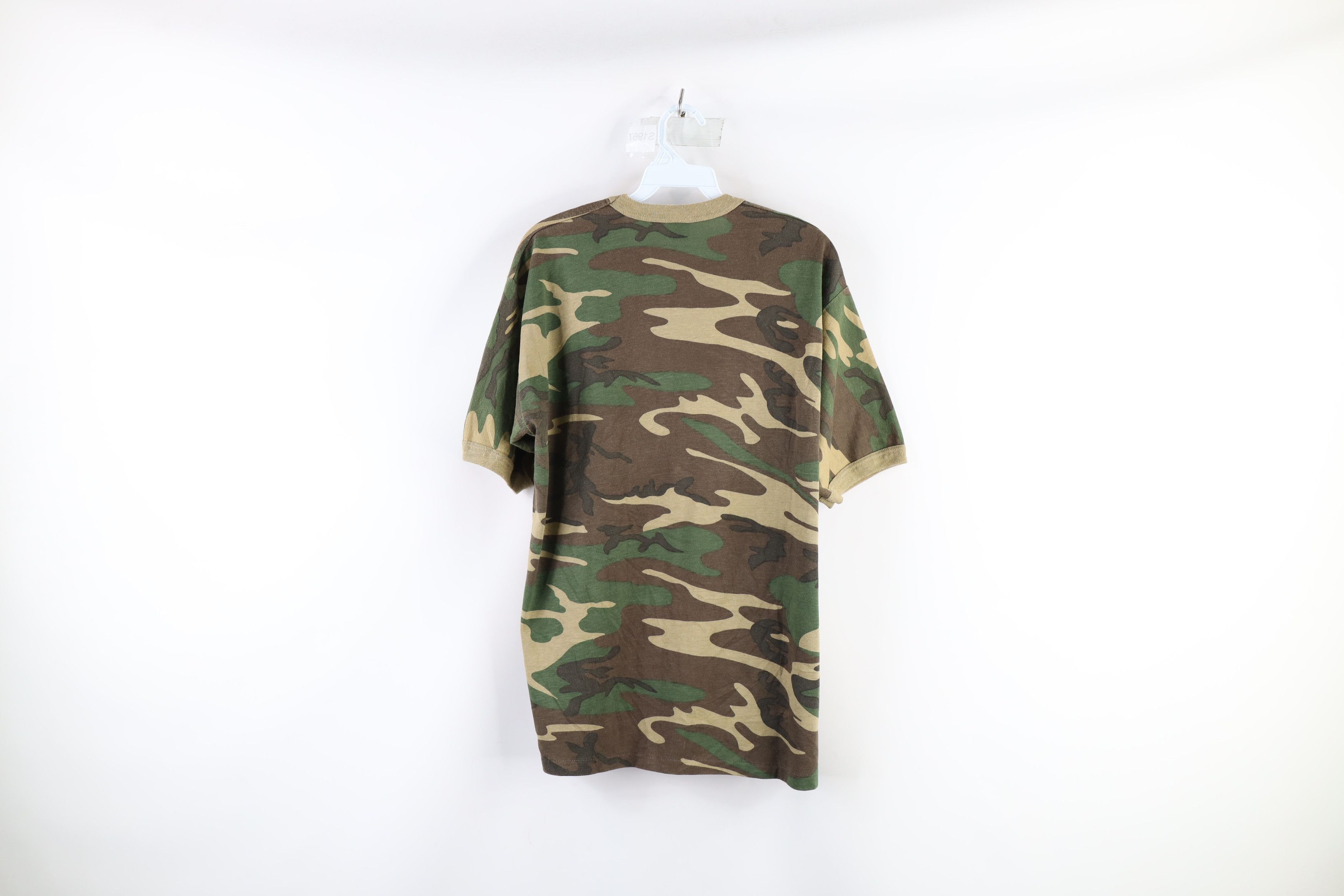 Vintage Vintage 90s Streetwear Short Sleeve Ringer T-Shirt USA Size US XL / EU 56 / 4 - 5 Thumbnail
