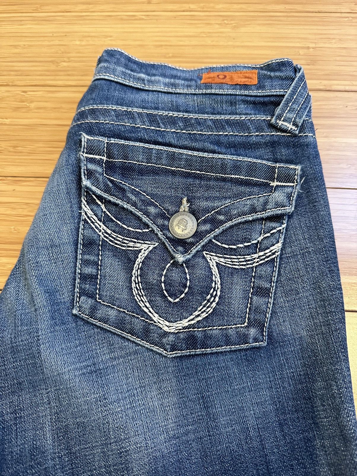 Other Plastic by Gly Vintage Boot Cut Jeans Size 4 Size 27" / US 4 / IT 40 - 9 Thumbnail
