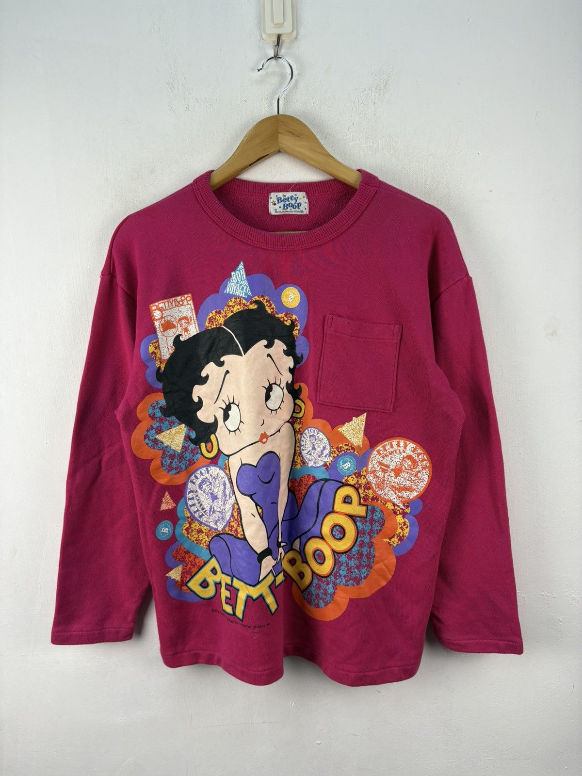 Vintage 90s Betty Boop AOP Sweatshirt Crewneck