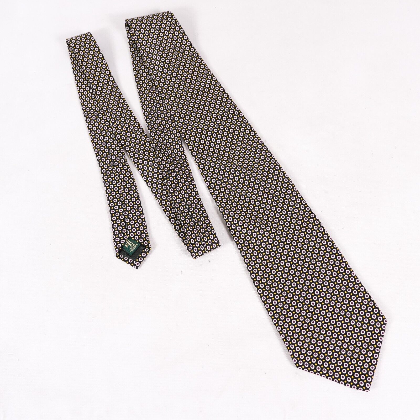 Ralph Lauren Ralph Lauren Neck Tie Necktie Geometric Circles Polka Dots Size ONE SIZE - 1 Thumbnail